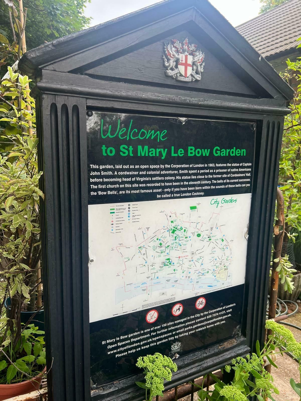 Saint Mary By Bow Garden Sign