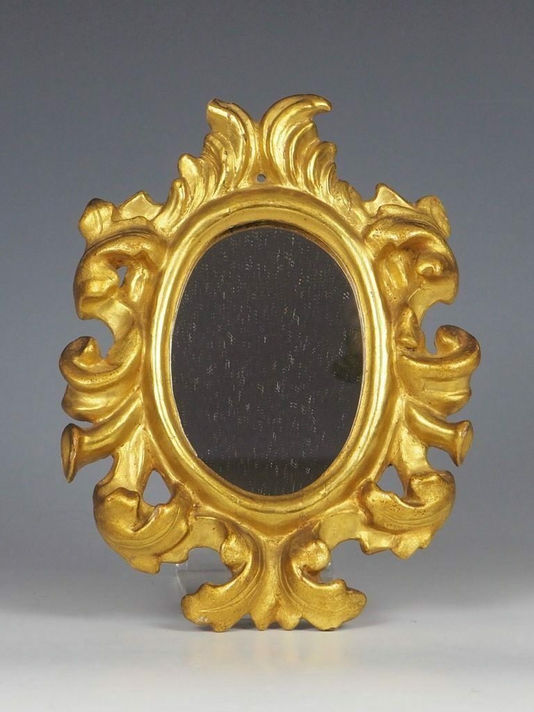 Exquisite Antique Italian Giltwood Wall Mirror