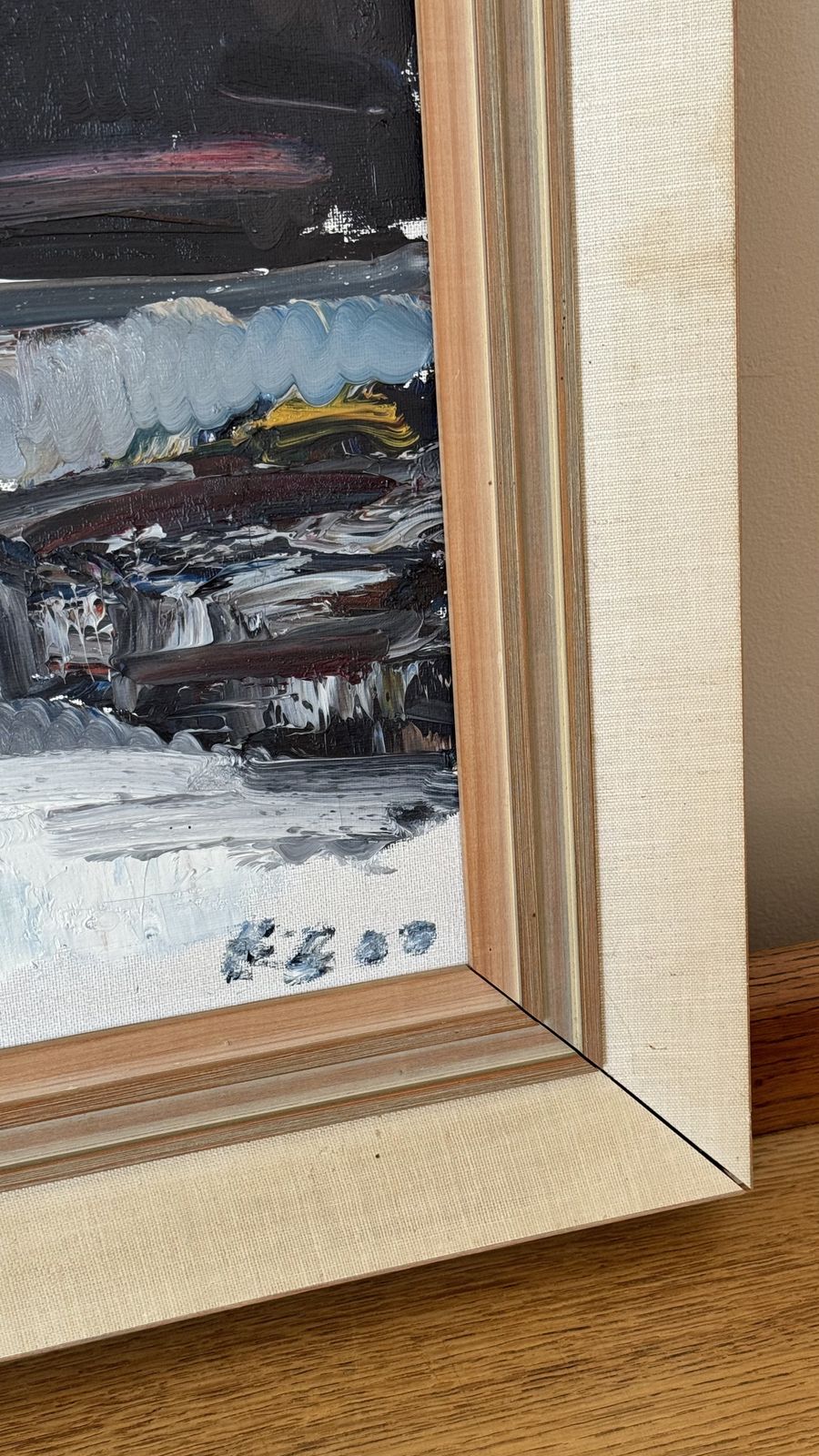 Swedish Abstract Landscape, Oil On Canvas photo 280.0