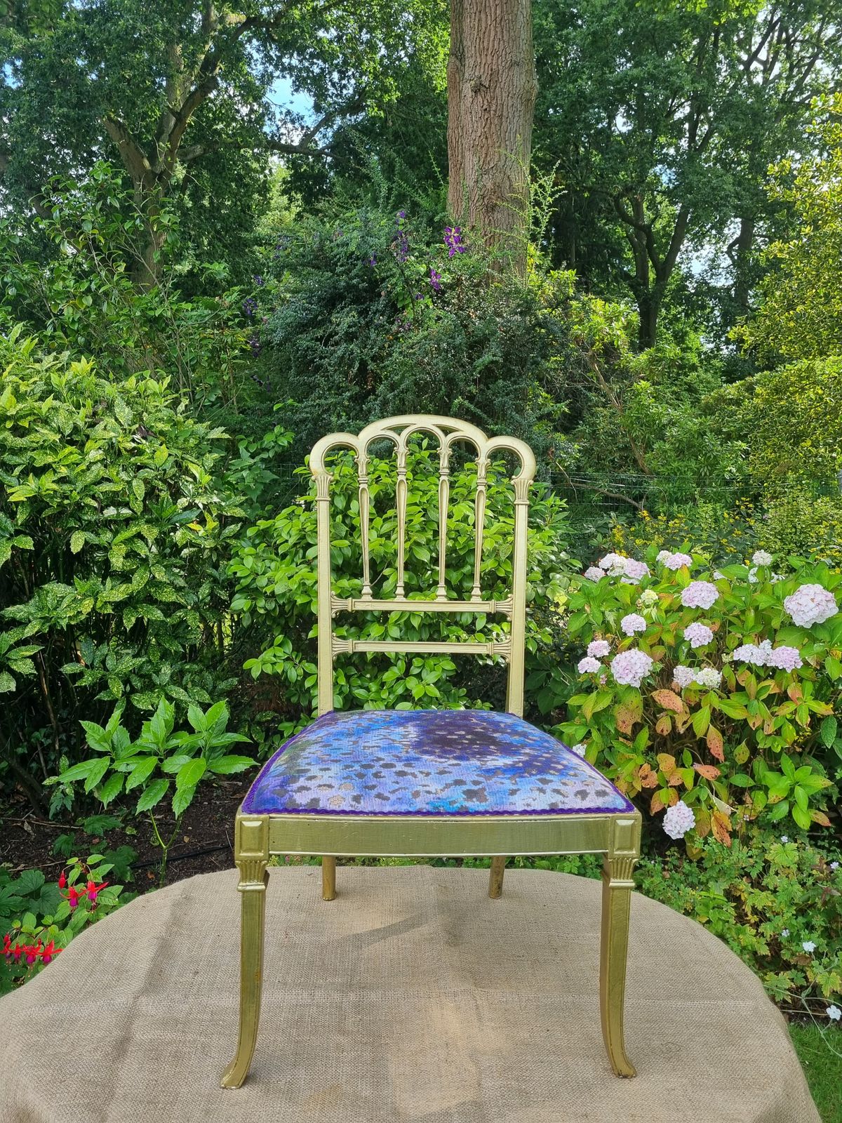 Gold Designers Guild Upholstered Occasional Chair photo 115.0