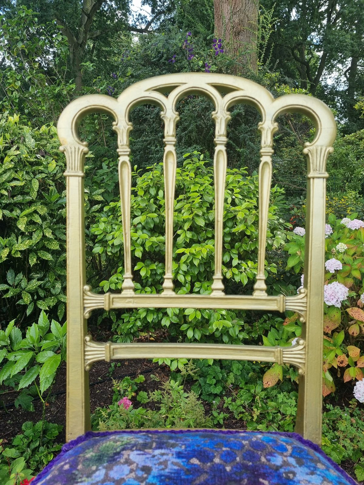 Gold Designers Guild Upholstered Occasional Chair photo buy
