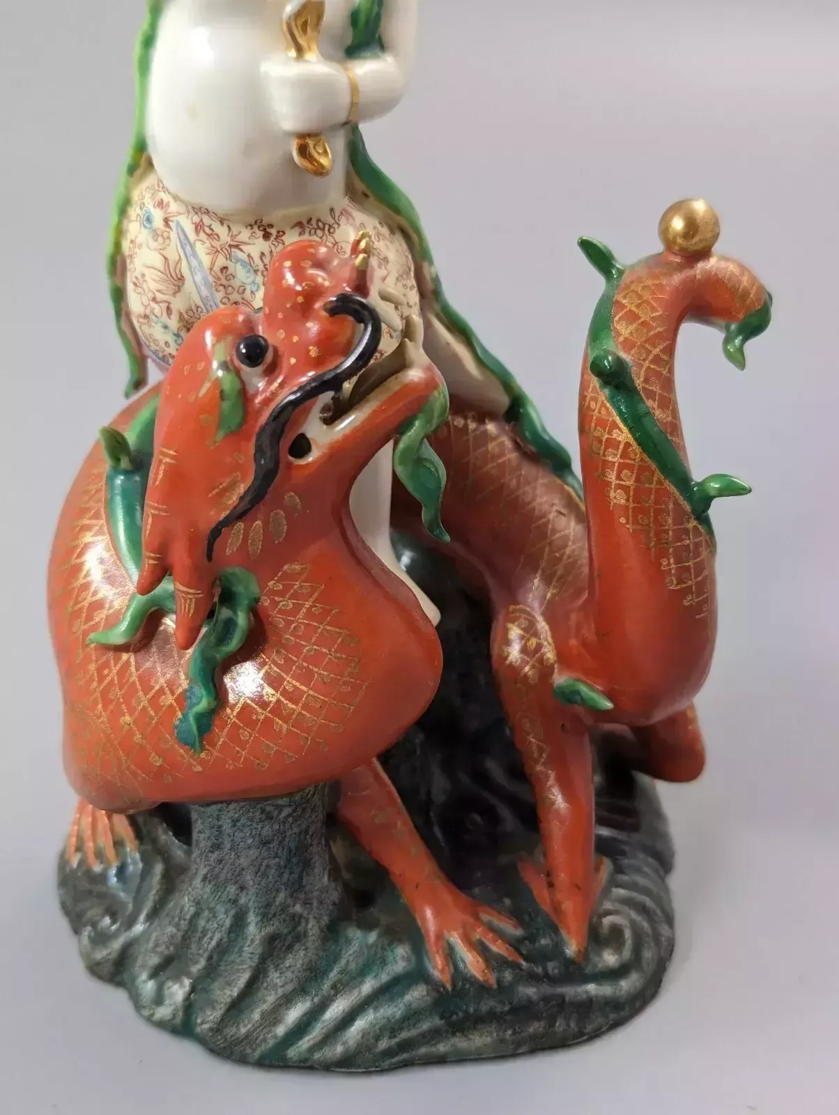 Chinese Famille Rose Figure Of Nezha, C.19 Th photo for sale