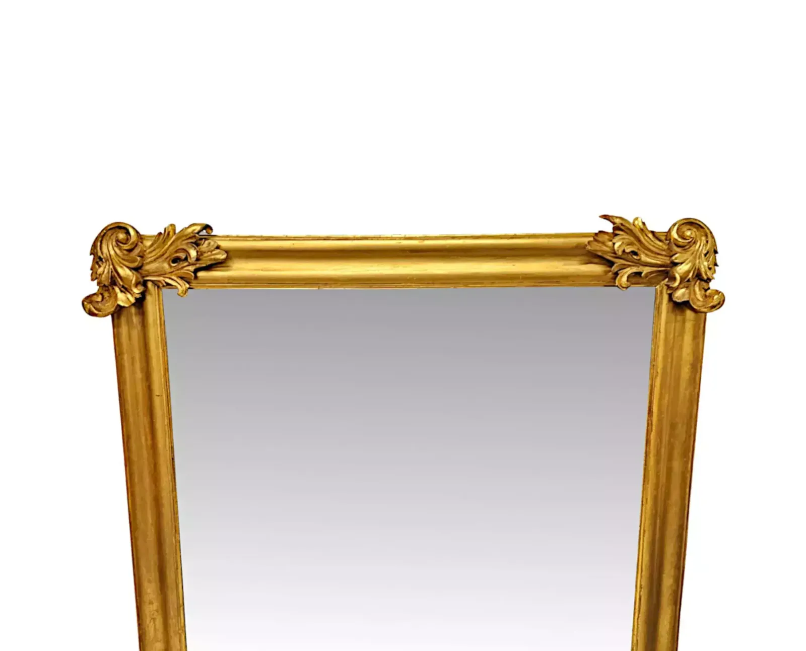 A Very Fine Early 19th Century William IV Giltwood Overmantel Mirror photo for sale