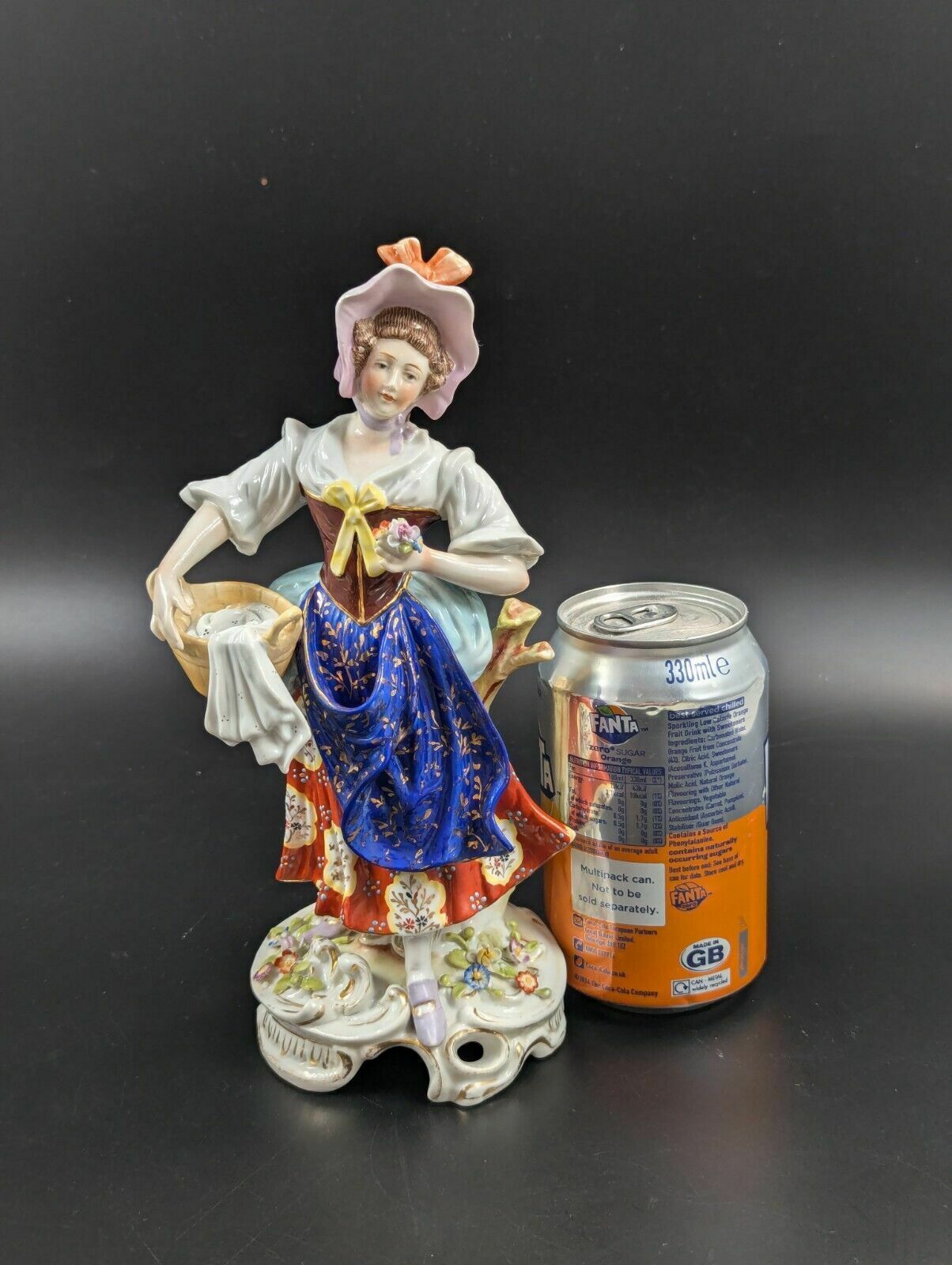photo for sale Chelsea Porcelain Figurine Of Laundry Woman, C. 1752 1756