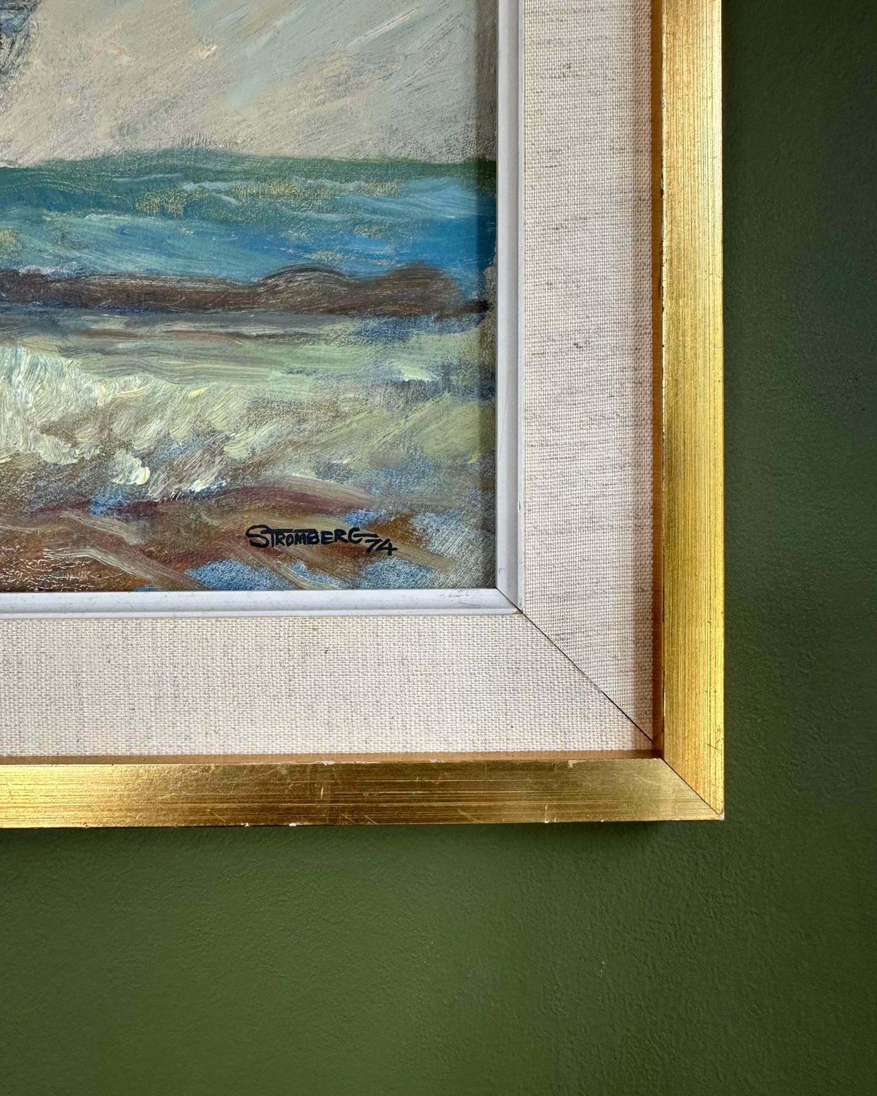 "The Storm" Oil On Board photo 273.0