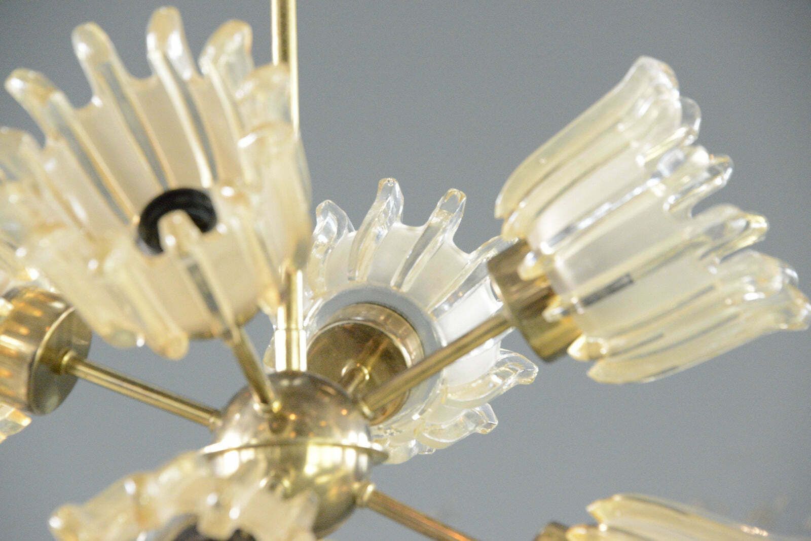Mid Century Chandelier By Leclaire & Schäfer Circa 1960s photo buy
