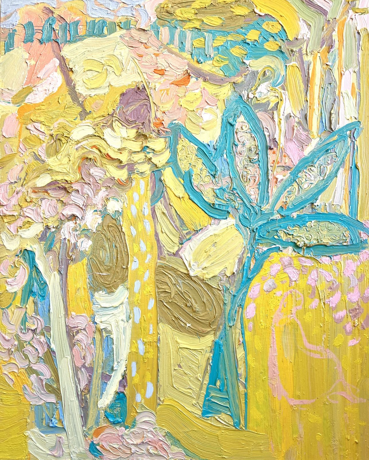 Sitting Under The Banana Leaves. By Paul Wadsworth