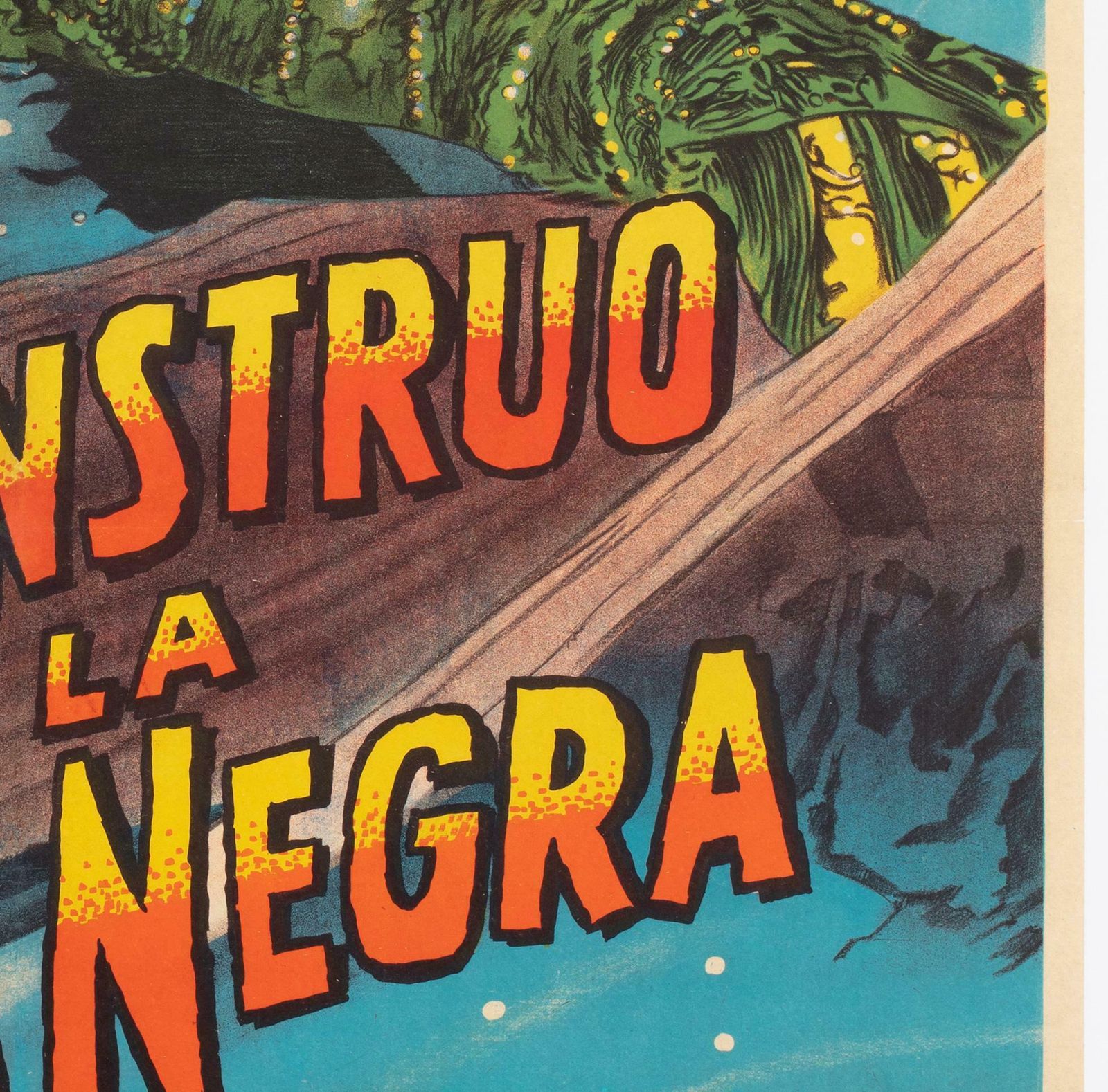 The Creature From The Black Lagoon 1950s Argentinian Film Poster photo vinterior