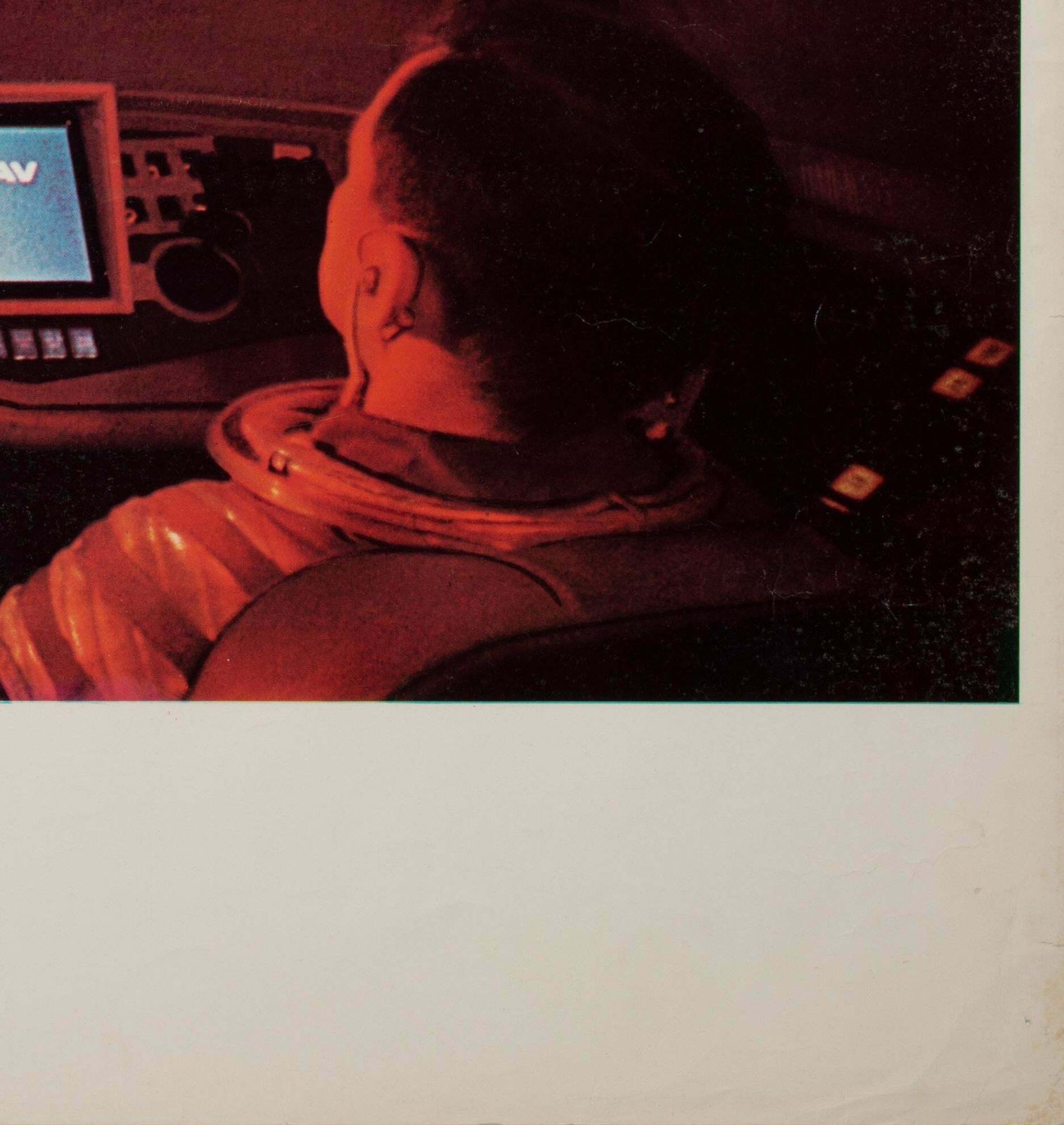 2001 A Space Odyssey 1968 Italian Jumbo Film Still Poster Cockpit Style photo vintage