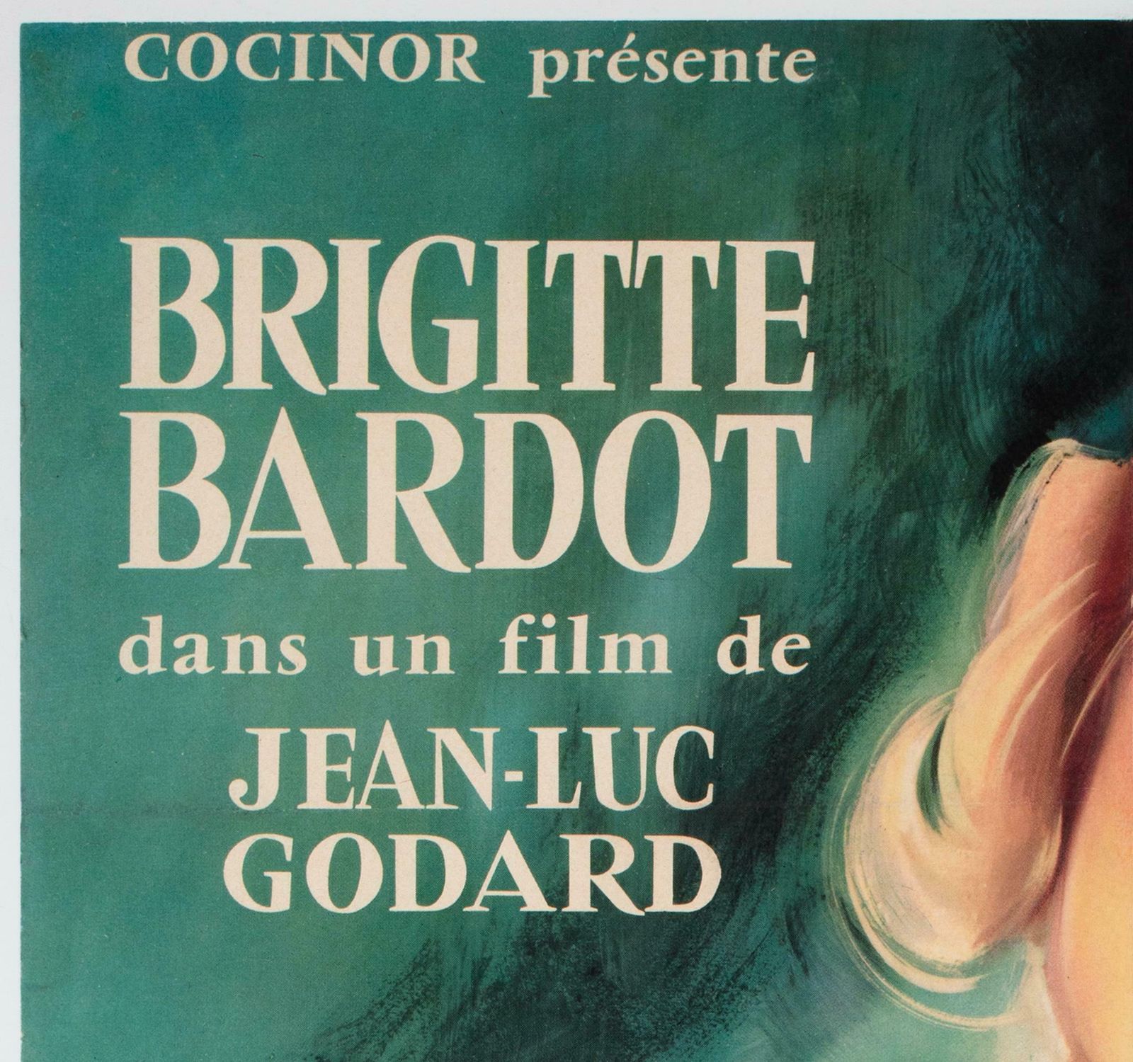 Le Mepris 1963 French Moyenne Film Poster, Georges Allard photo for sale