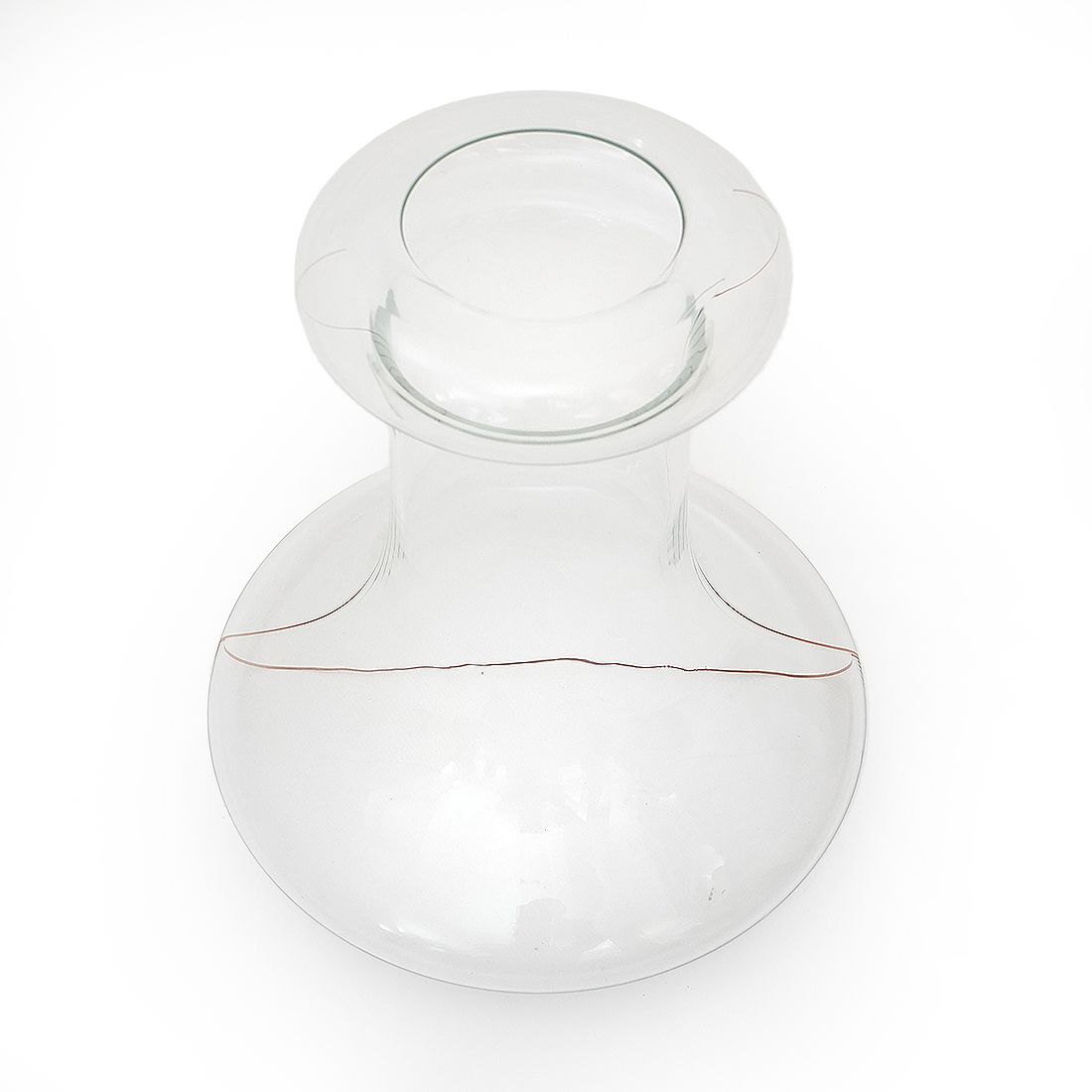 “Party” Transparent Glass Vase By Renato Toso For Fratelli Toso, 1970s photo Home Decor