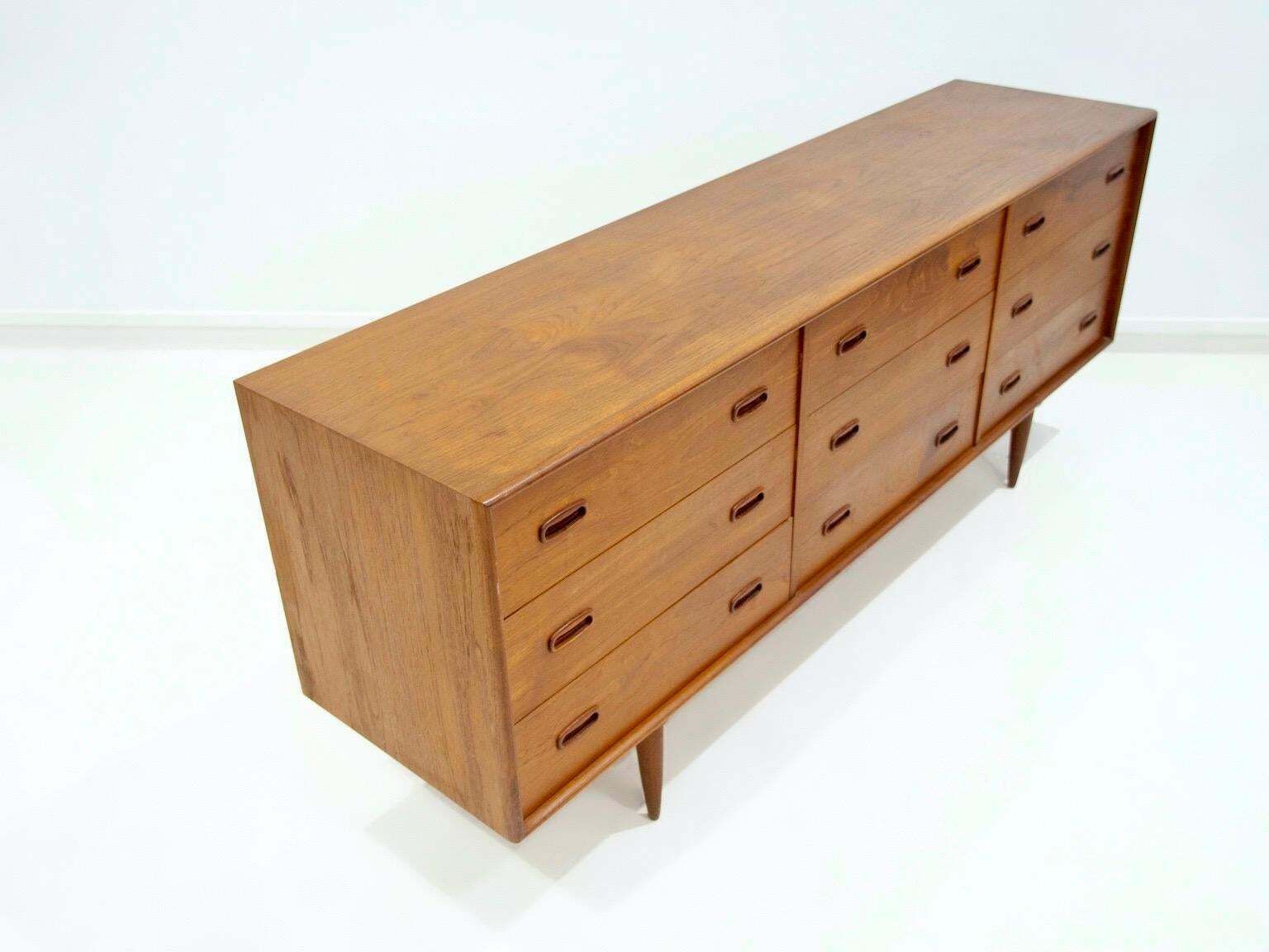 Scandinavian Modern Teak Sideboard With Drawers photo Furniture