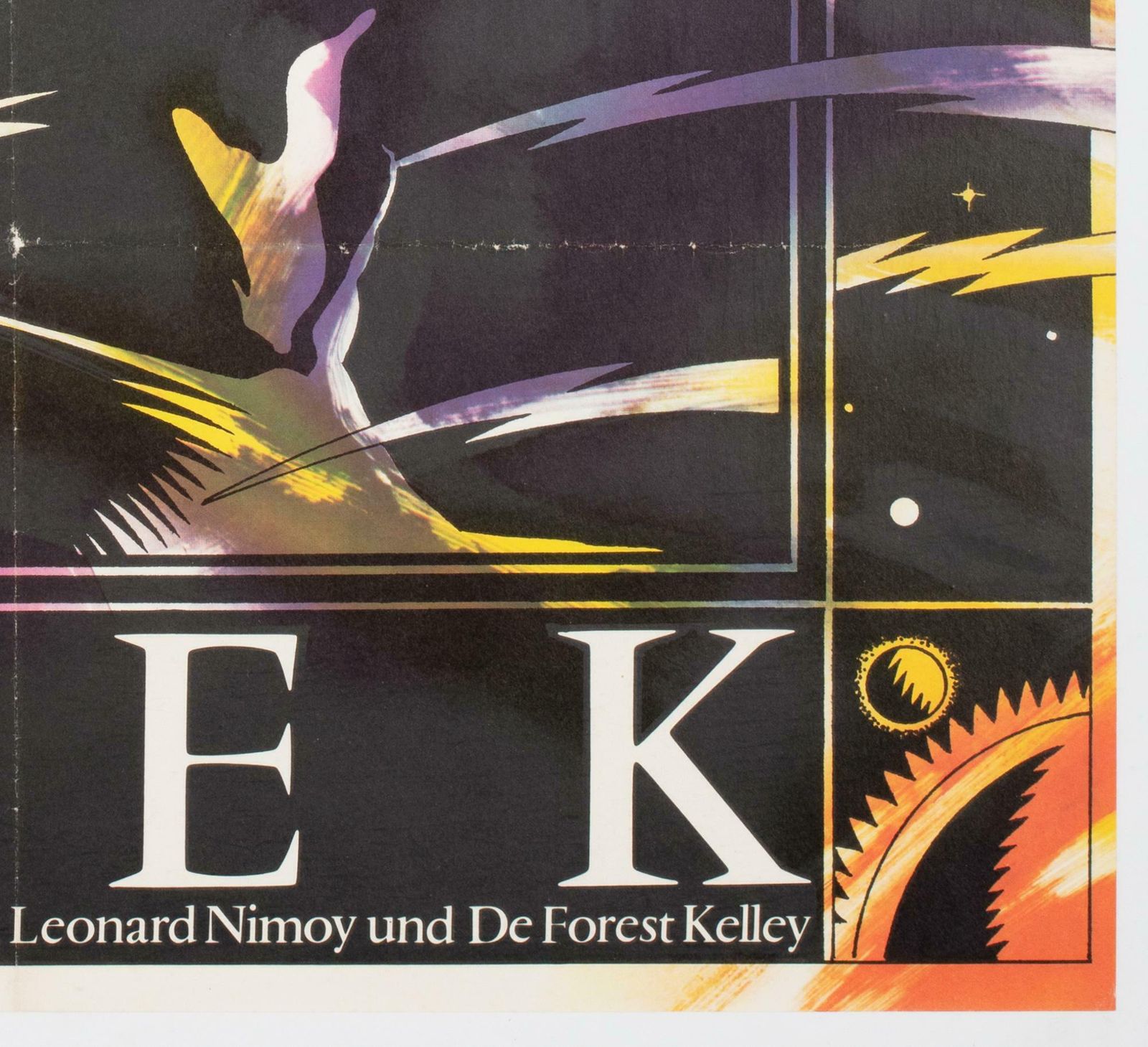 Star Trek Original East German Film Movie Poster, 1985, Schulz Ilabowski photo vintage