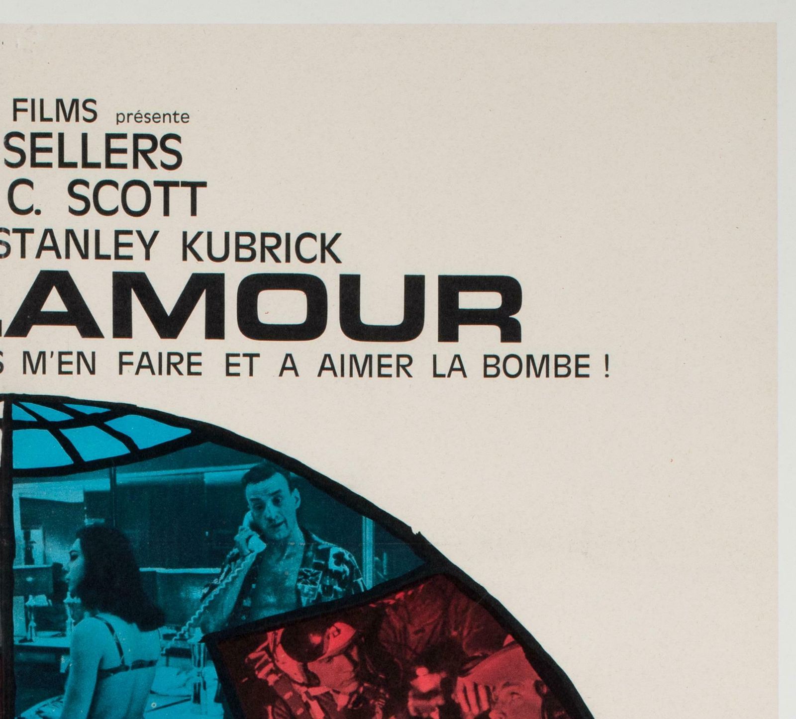 DR Strangelove 1964 French Moyenne Film Poster photo Art