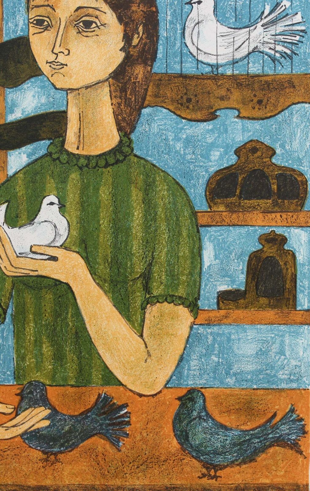 'Melancholic Muses II' By Vincenç Caraltó (Circa 1960s) photo vinterior