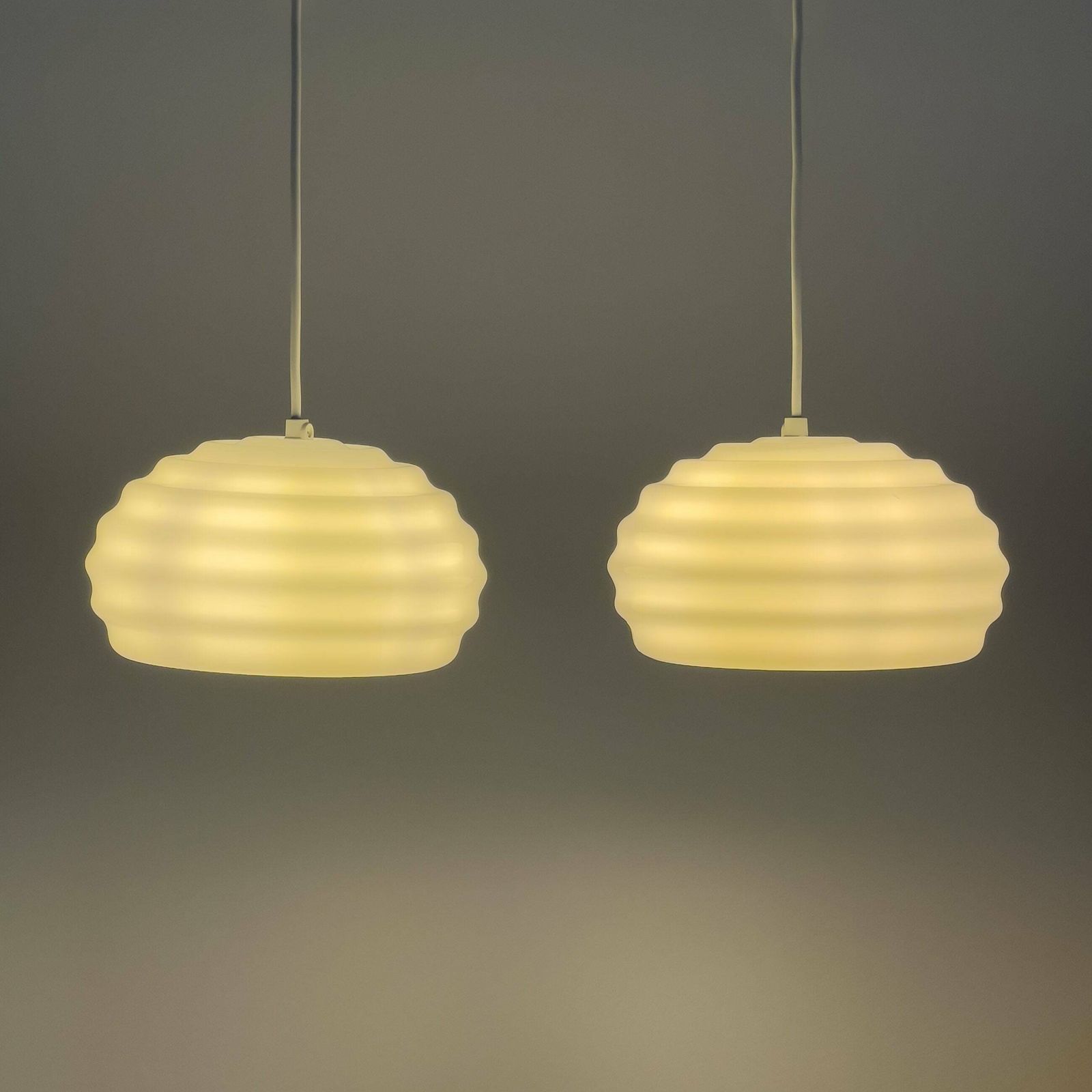 Hand Blown Verner Panton Lamps By Holmegaard photo furniture