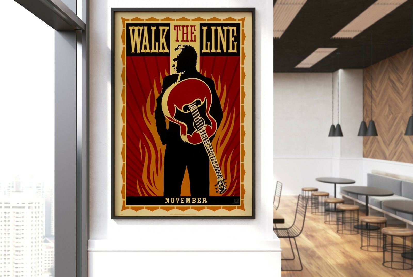 'Walk The Line' Original Film Poster By Shepard Fairey, American, 2005 photo Art