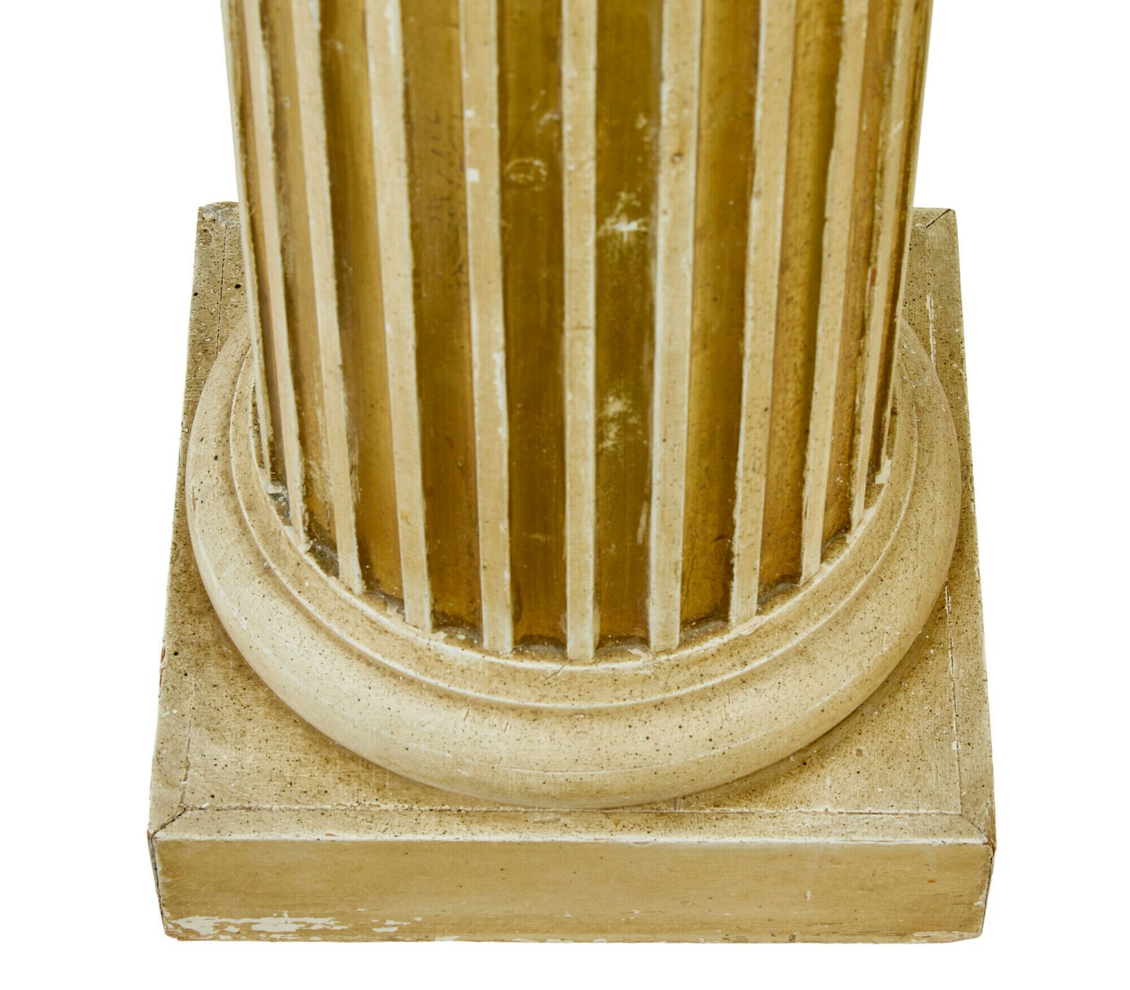 Early 20th Century Scandinavian Gilt Pedestal Column photo for sale