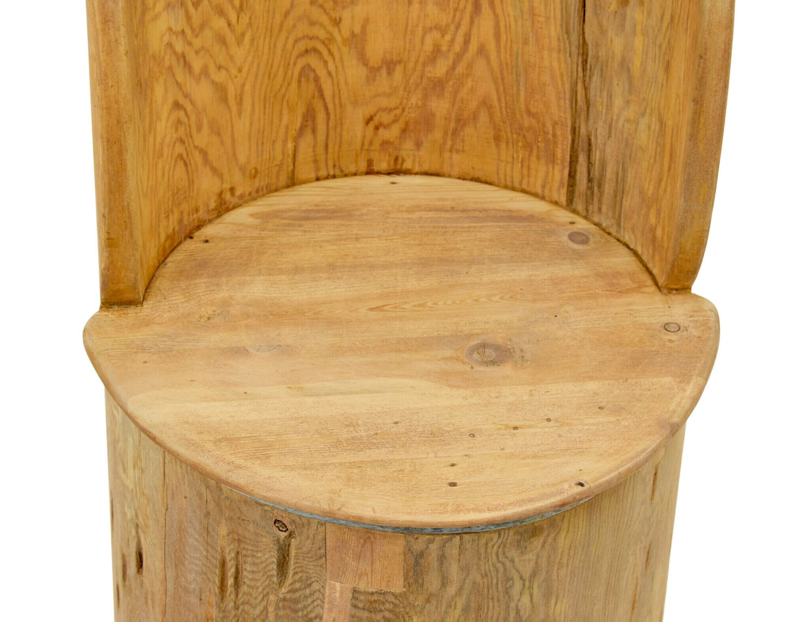 Mid Century Pine Trunk Hall Seat photo Furniture