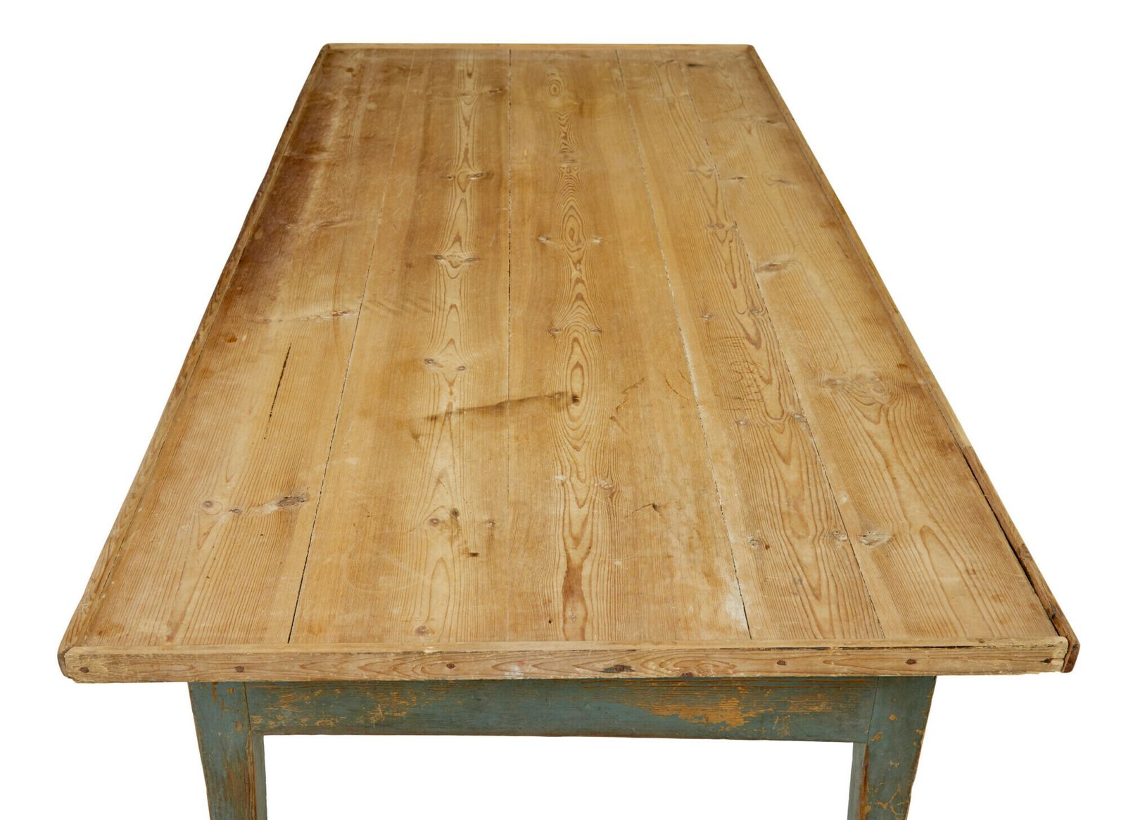 Mid 19th Century Original Paint Swedish Pine Bakers Table photo for sale