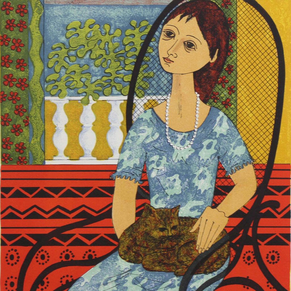 'Melancholic Muses III' By Vicenç Caraltó (Circa 1960s) photo for sale