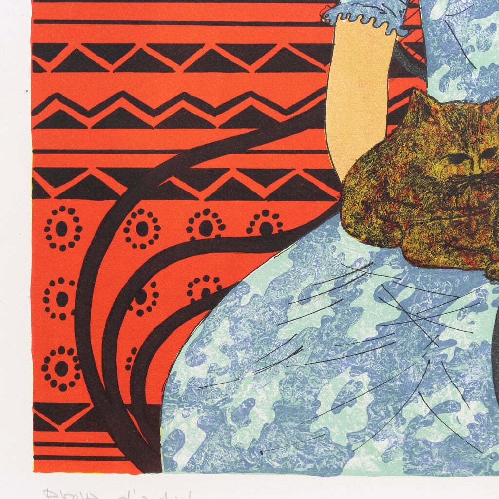 800.0 'Melancholic Muses III' By Vicenç Caraltó (Circa 1960s) photo