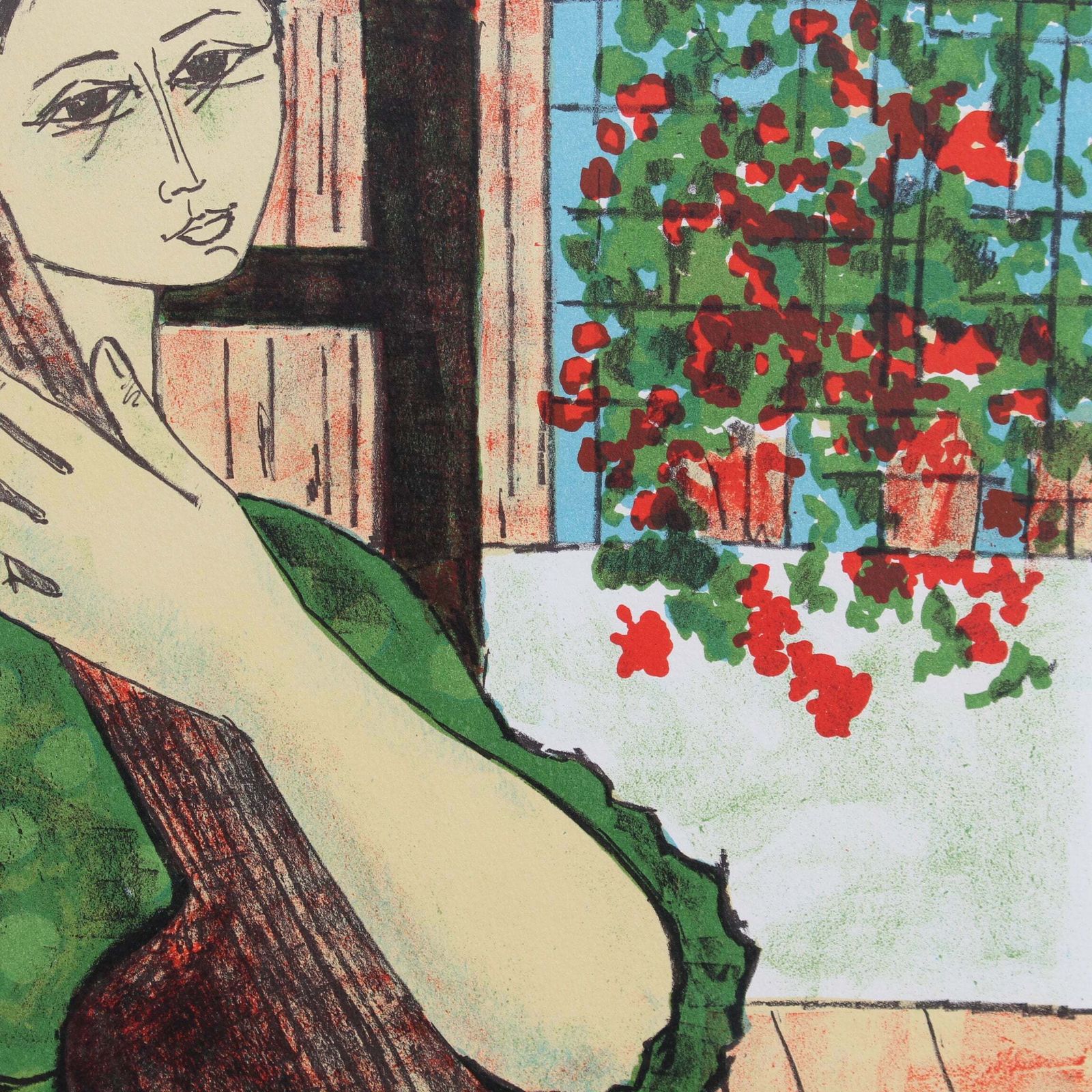 Art 'Melancholic Muses I' By Vicenç Caraltó (Circa 1960s) photo