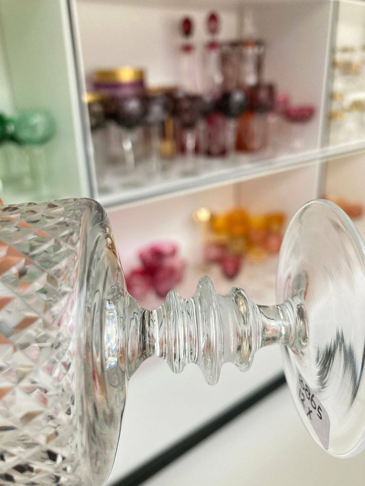 Kristallen Cognacglazen | 6 Stuks | Diamantgeslepen Met 24k Gouden Rand | Van Theresienthal photo buy