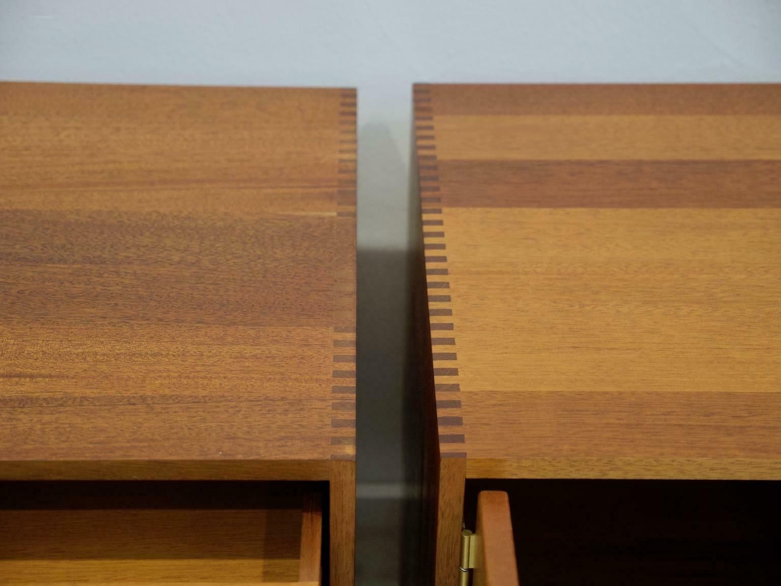 Pair Of Mid Century Modern Wooden Credenzas By Christian Hvidt photo furniture