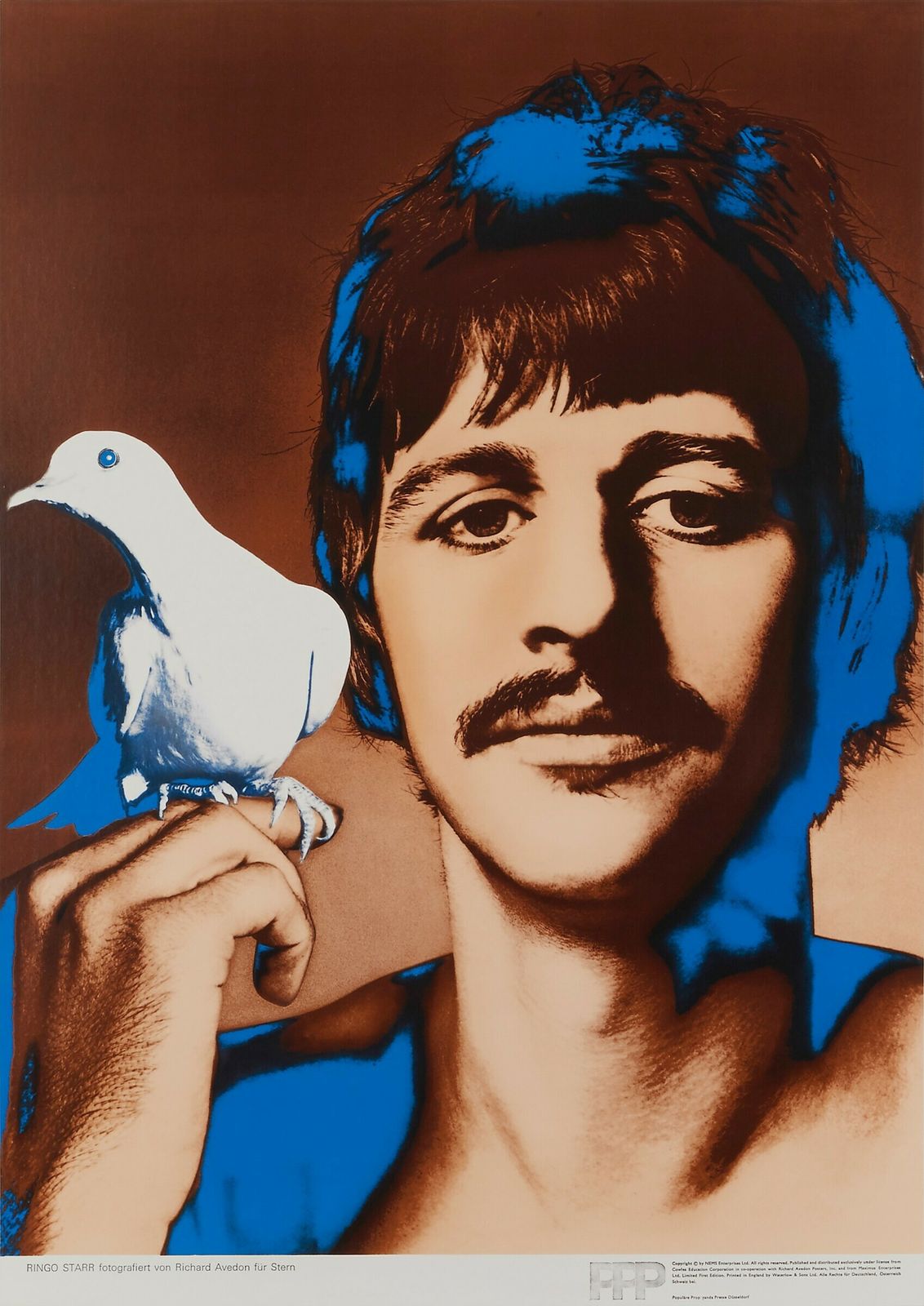 'The Beatles' Complete Set Of Five Promotional Posters By Richard Avedon, 1967 photo Art