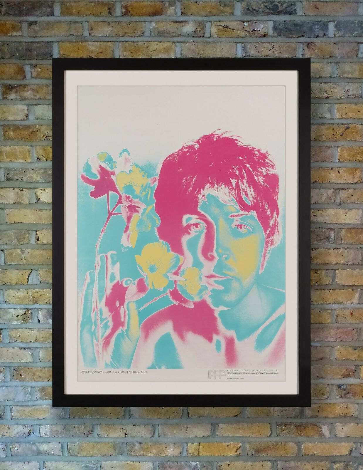 'The Beatles' Complete Set Of Five Promotional Posters By Richard Avedon, 1967 photo vintage