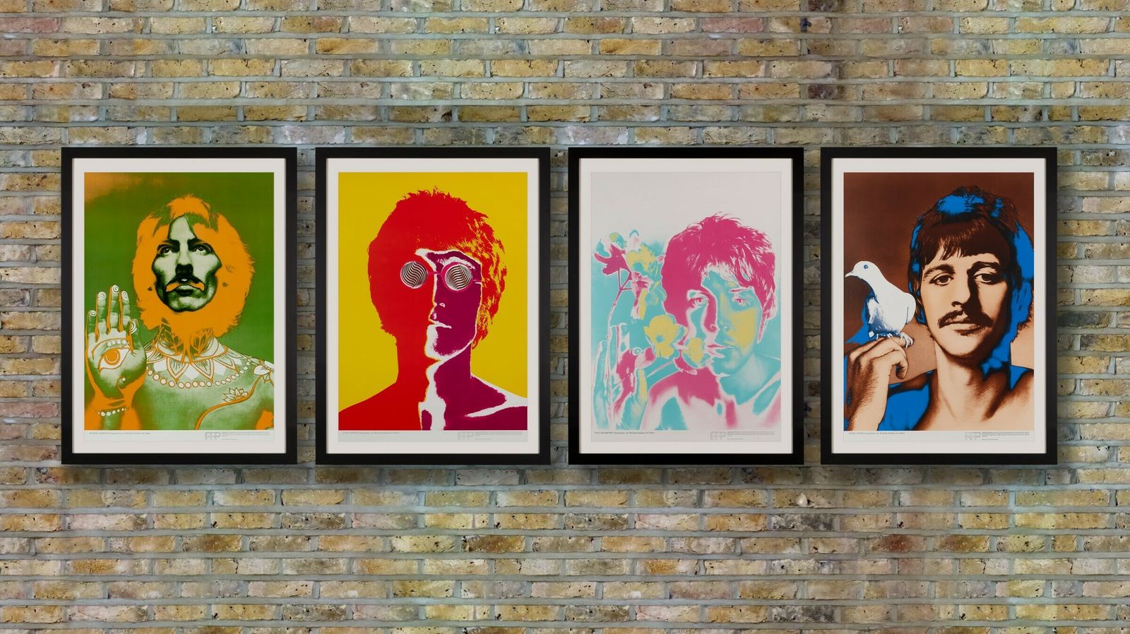 photo for sale 'The Beatles' Complete Set Of Five Promotional Posters By Richard Avedon, 1967
