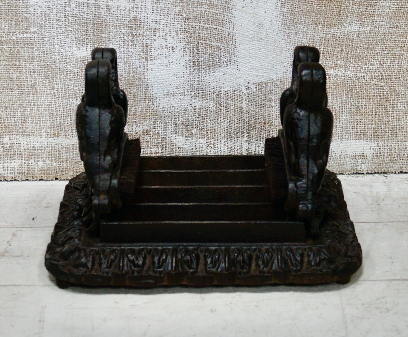 Victorian Cast Iron Boot Scraper photo for sale