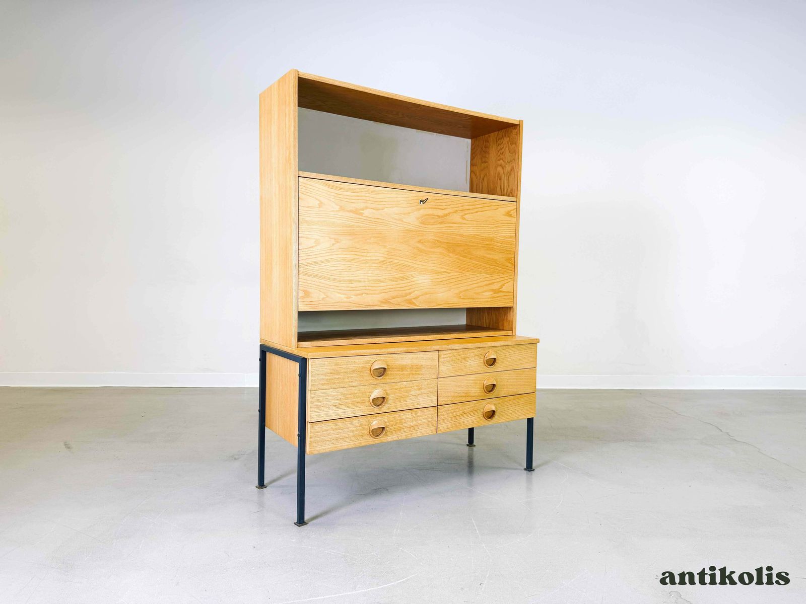 Veb Dw Hellerau 430 Mid Century Bookcase Joachim Nebelung 1960 Shelf photo vintage