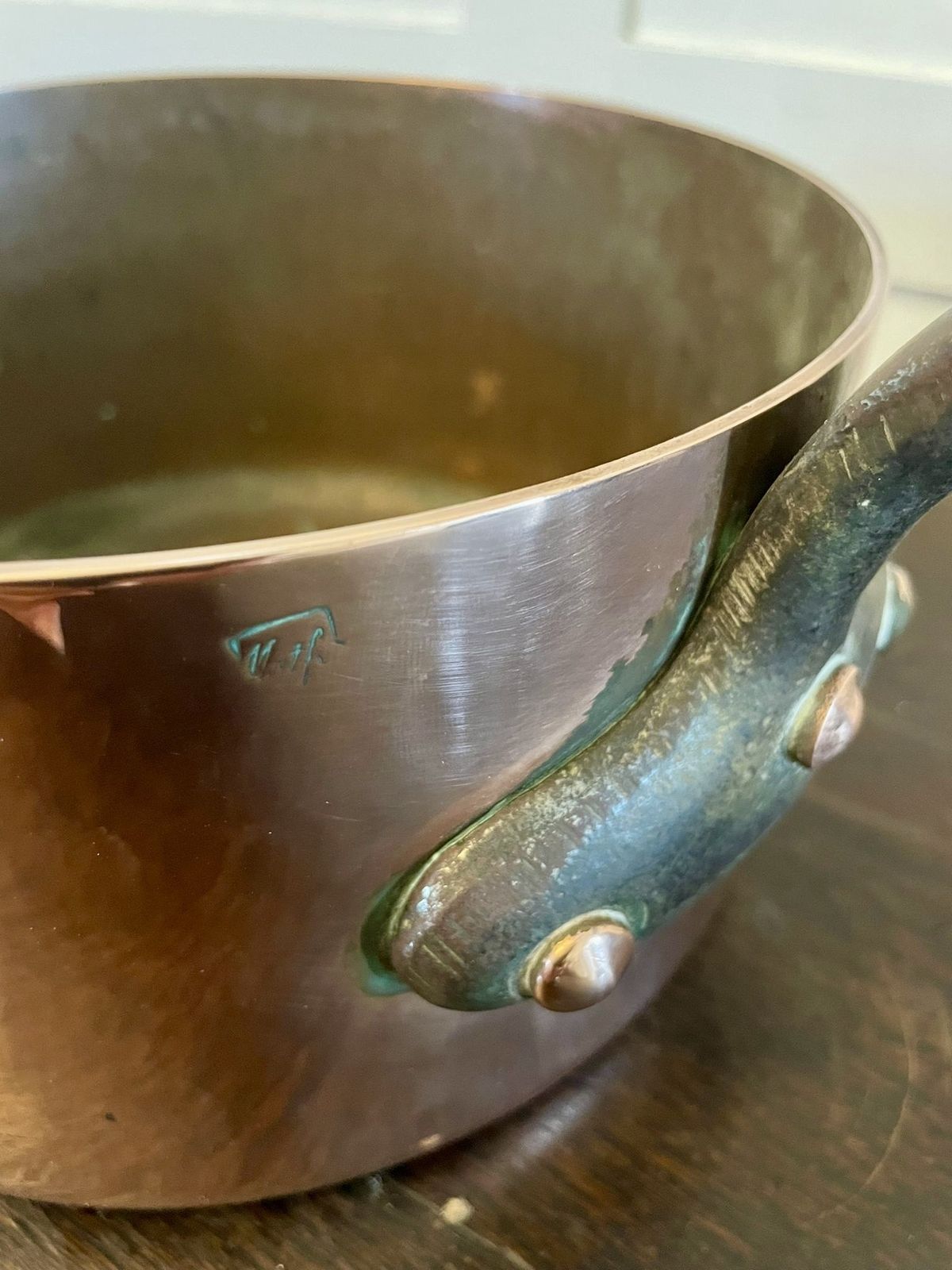 Antique 19th Century French Set Of Four Copper Pans photo buy