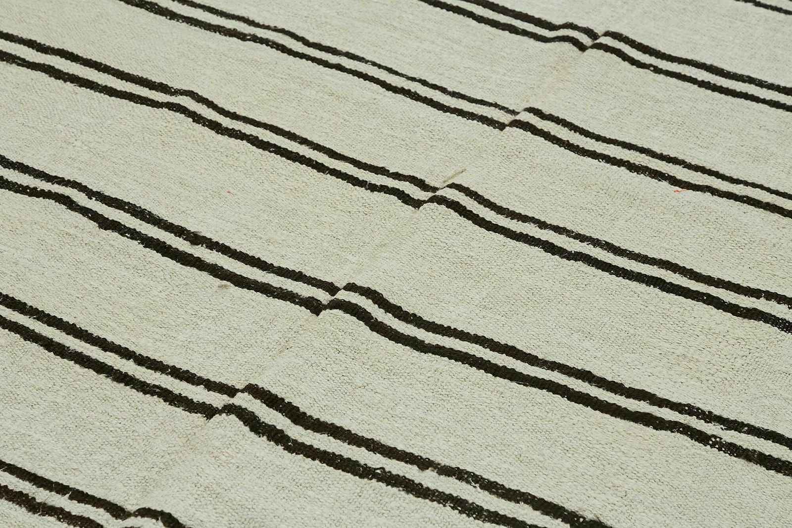 7x12 White Hemp Kilim Rug   44924 photo vintage