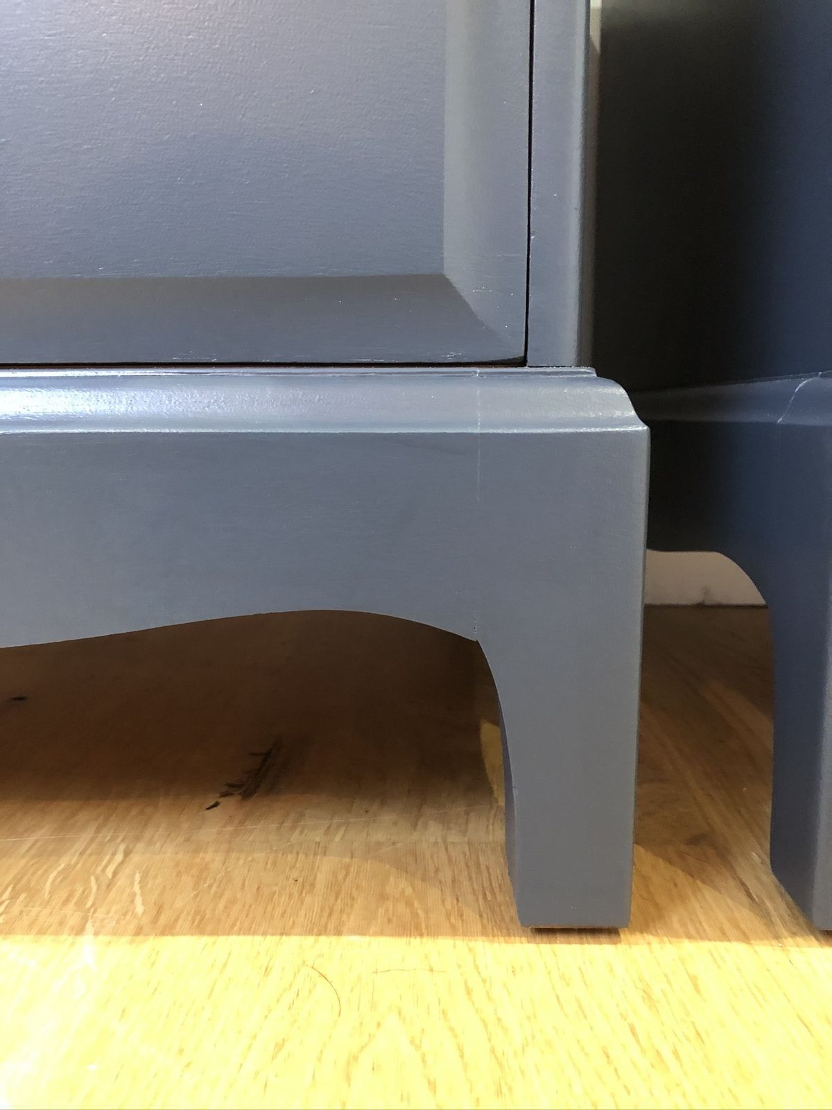 Stag Minstrel Bedside Nightstand Pair (2) Tables Pair Cabinets Painted Blue photo 475.0