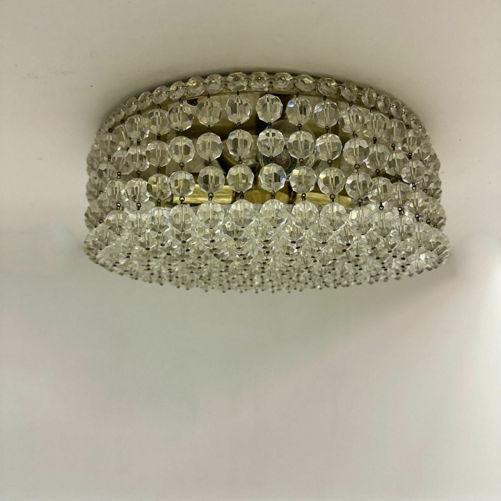 photo for sale Plafondlamp Met Swarovski Kristallen, Jaren 1970