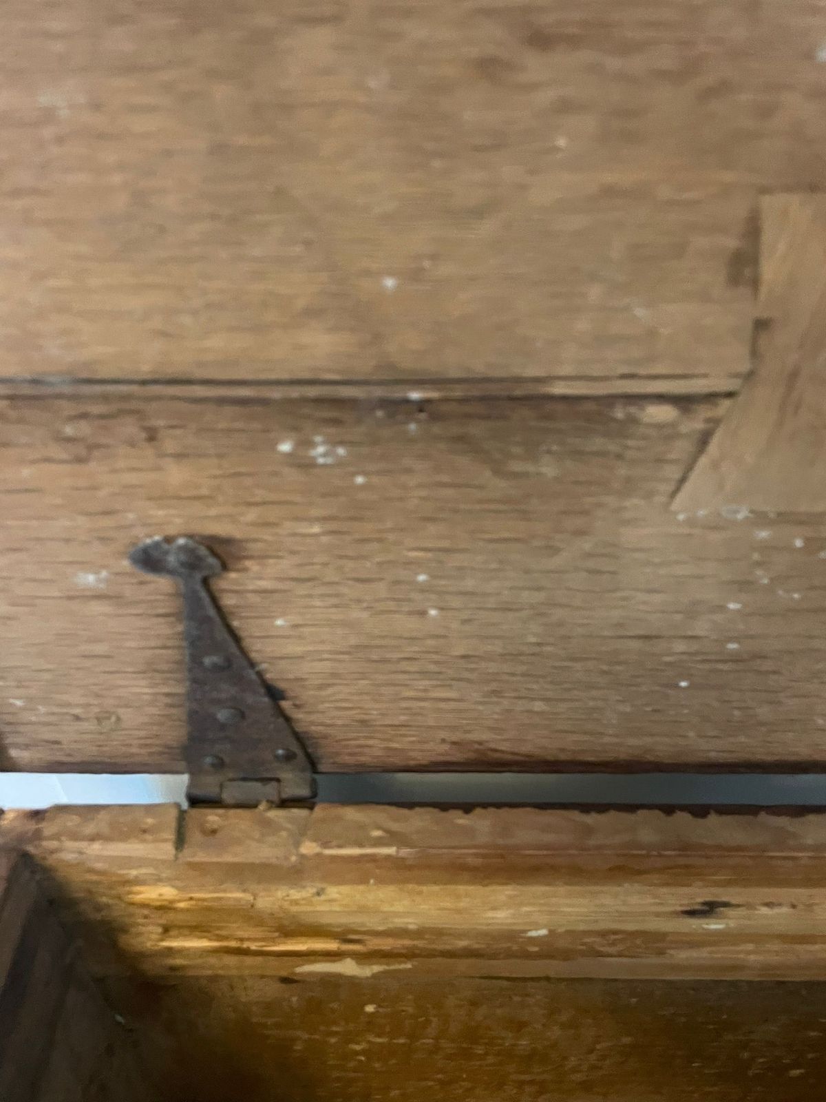 Rare Small 17th Century Antique William And Mary Quality Oak Coffer photo for sale