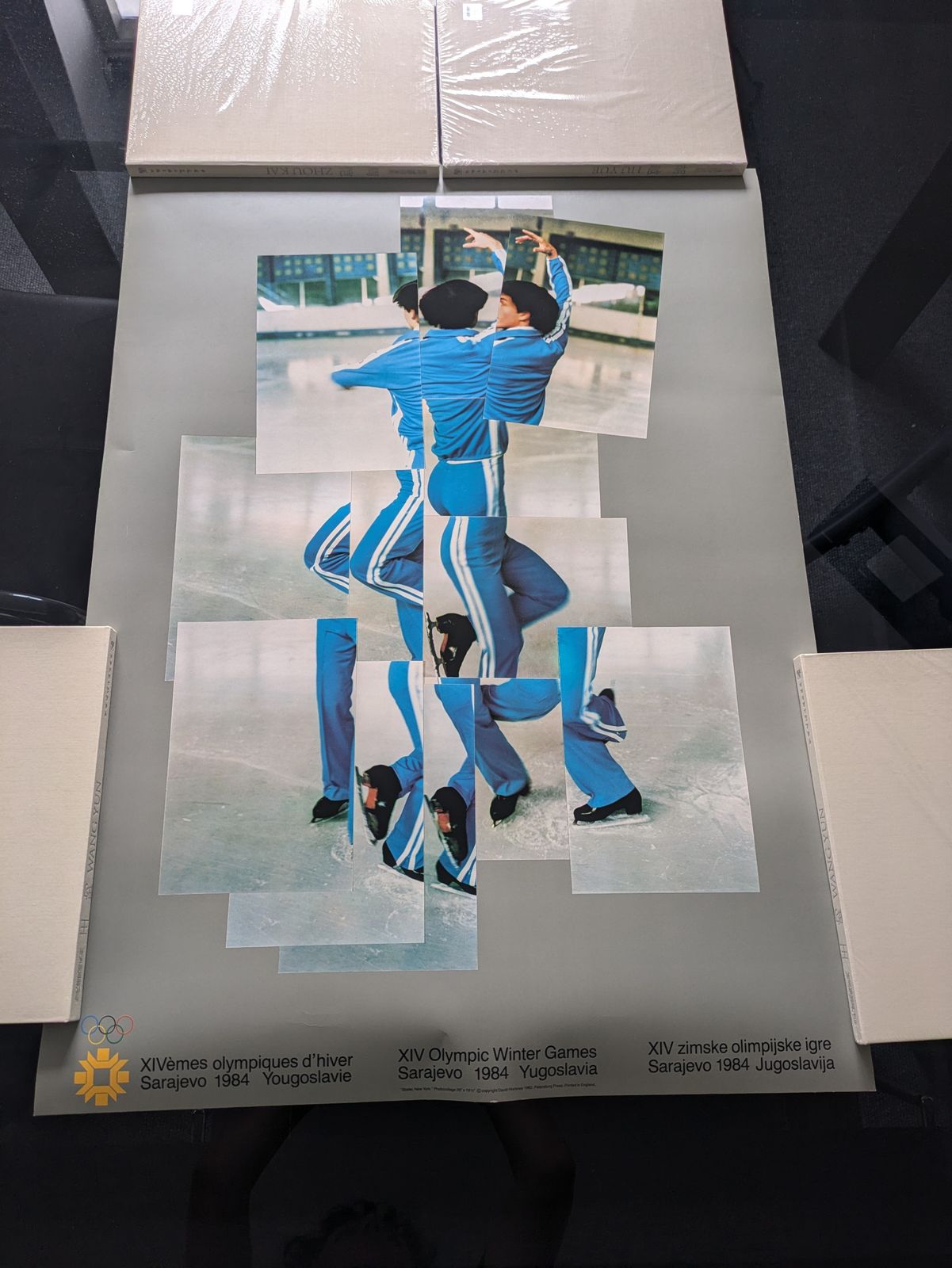 The Skater Official Olympic Games Poster(1984 Xi̇v Sarajevo Winter Olympics),1984