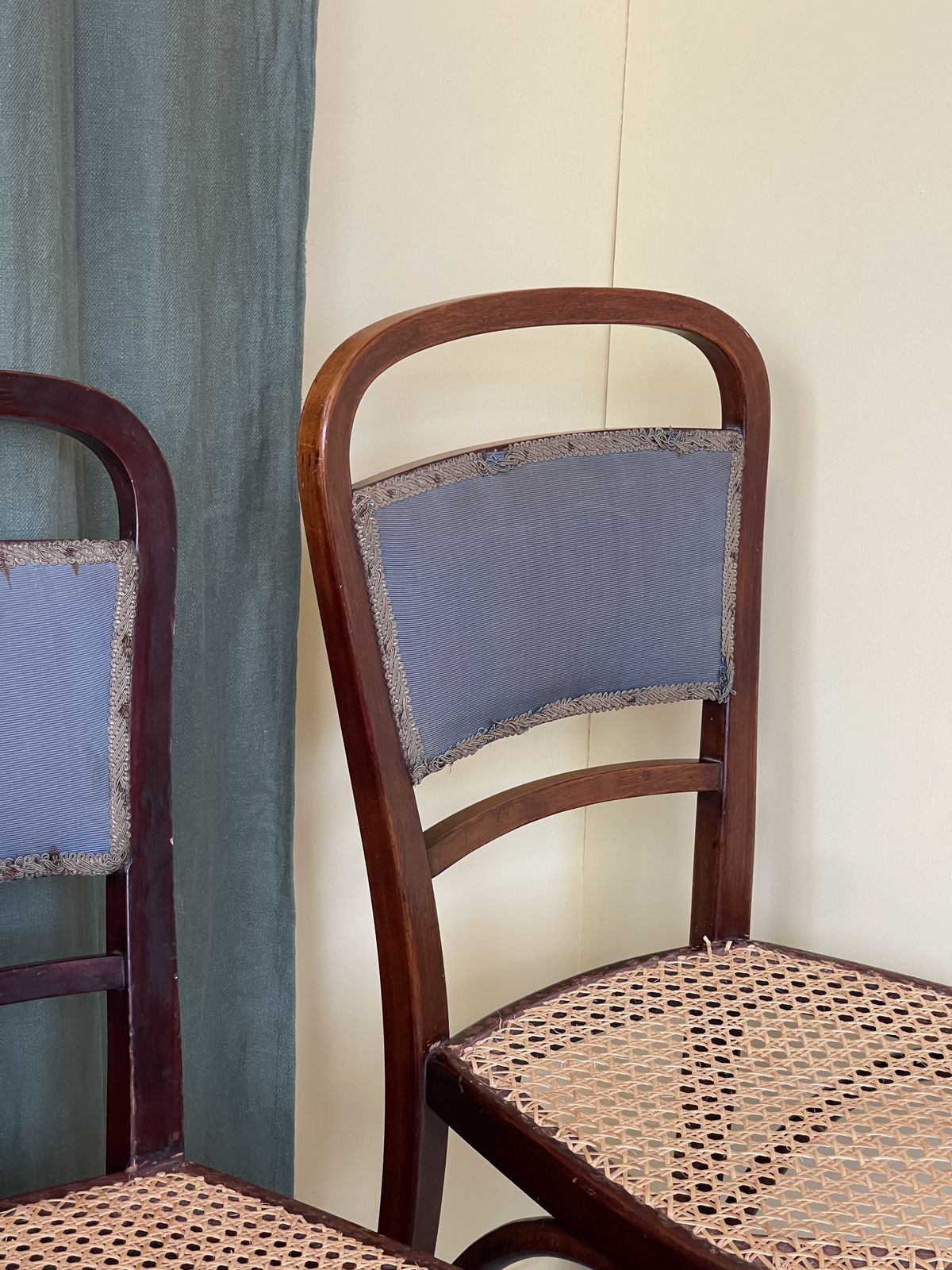 Pair Of Original Bentwood Thonet Chairs Model No 461 photo vintage