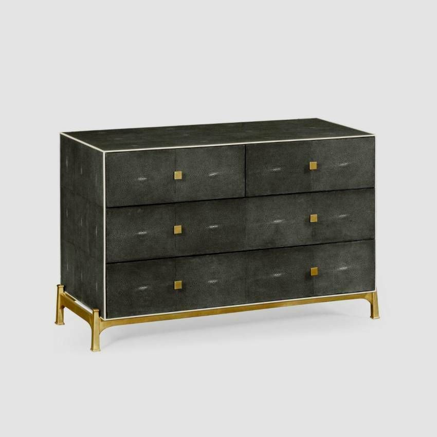 Faux Shagreen Chest Of Drawers