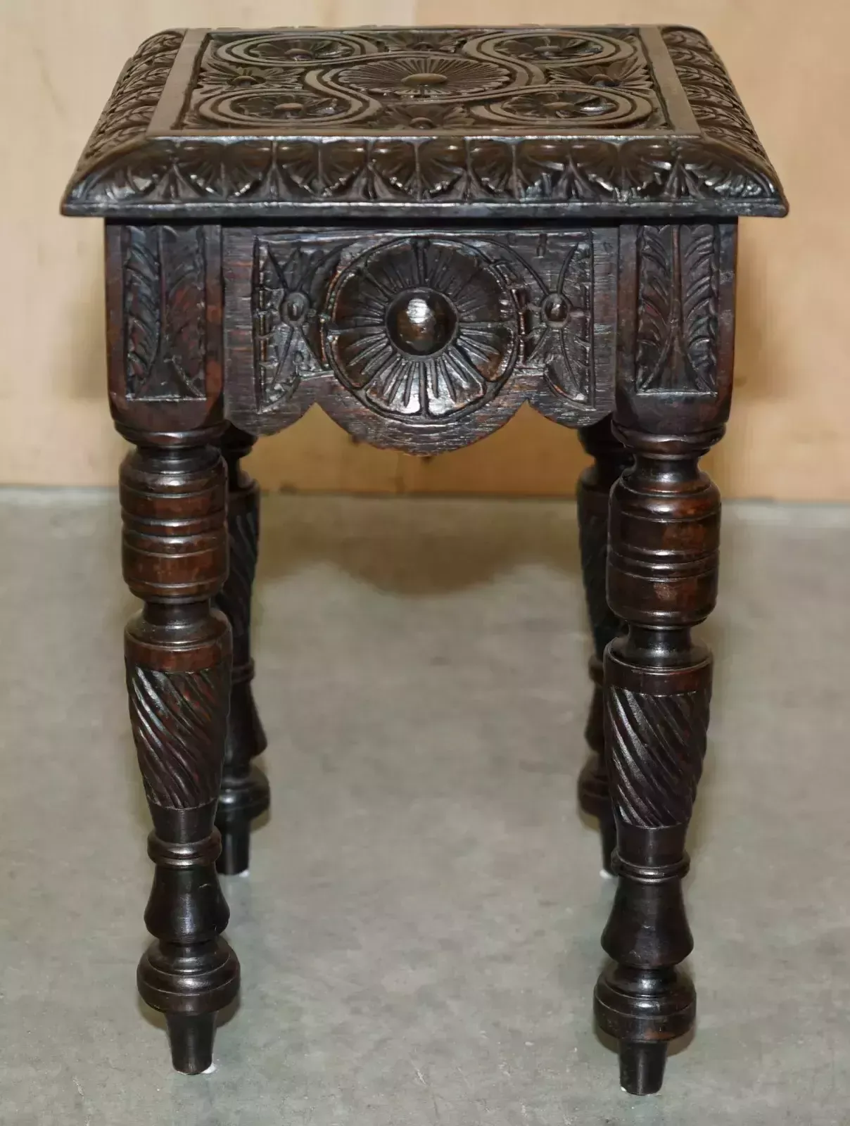 photo for sale Exquisite Side Table Made From The Timber Of Hms Foudroyant Nelsons Flagship