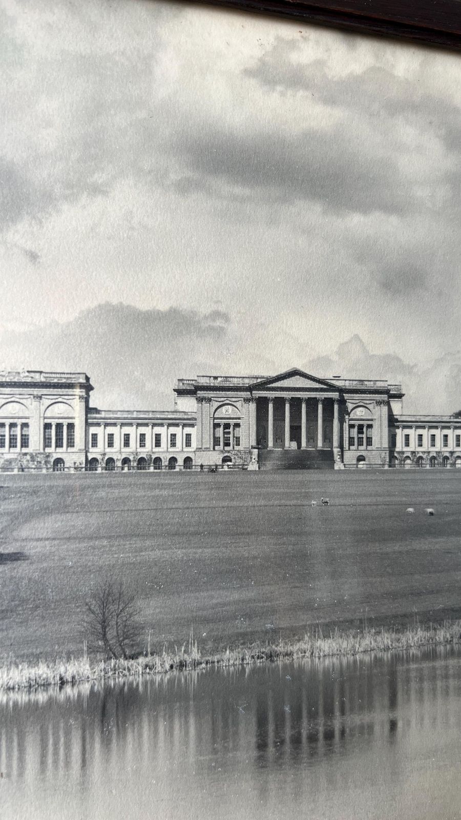 Antique Framed Photograph Of National Trust   Stowe Gardens photo for sale