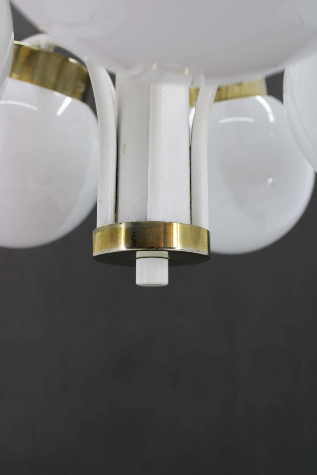 photo furniture 1970s Glass Chandelier By Instala Decin, Czechoslovakia