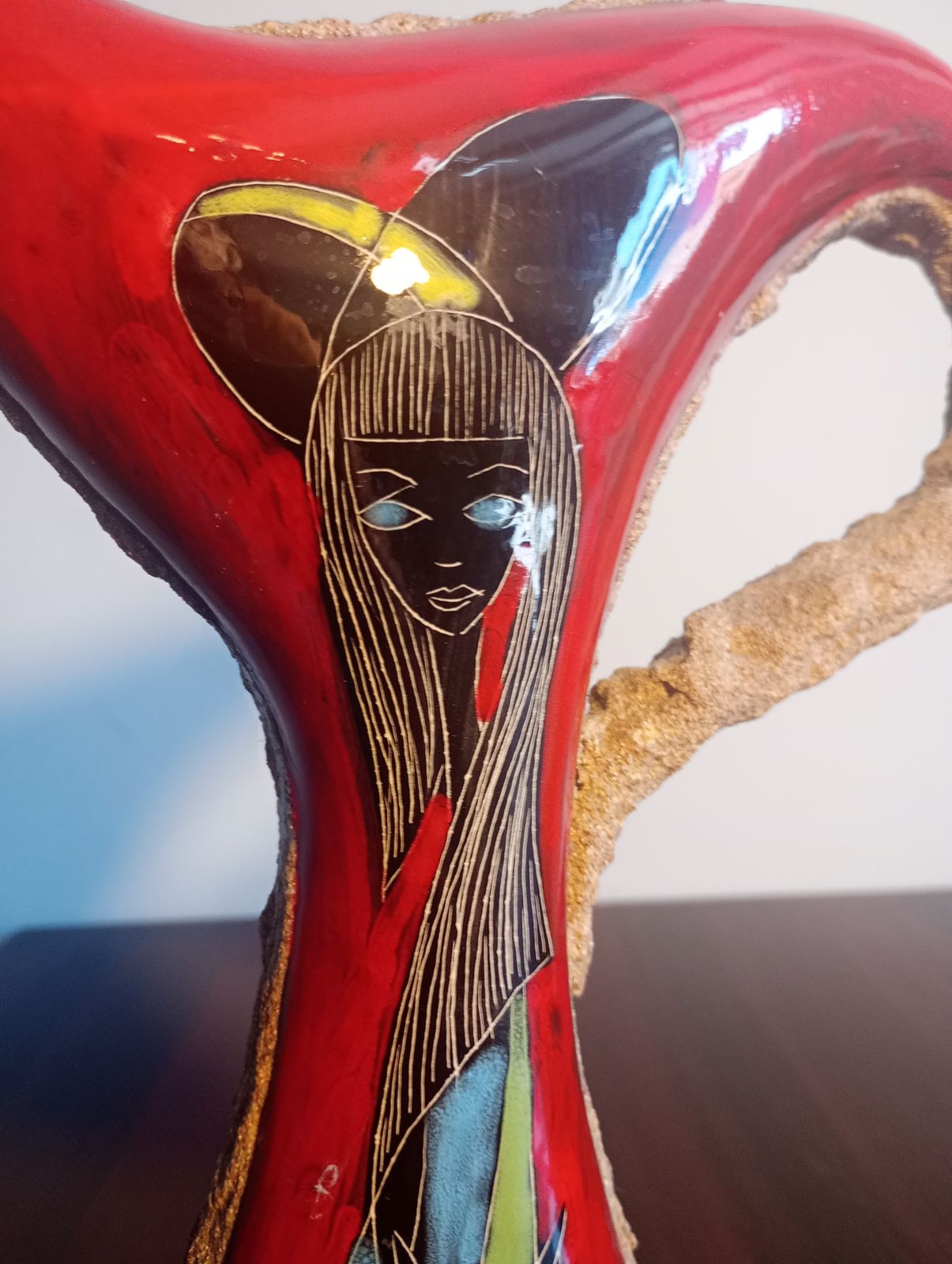 Vase By Coronetti Cunardo, Italian Modern Mid Century 1950s photo for sale