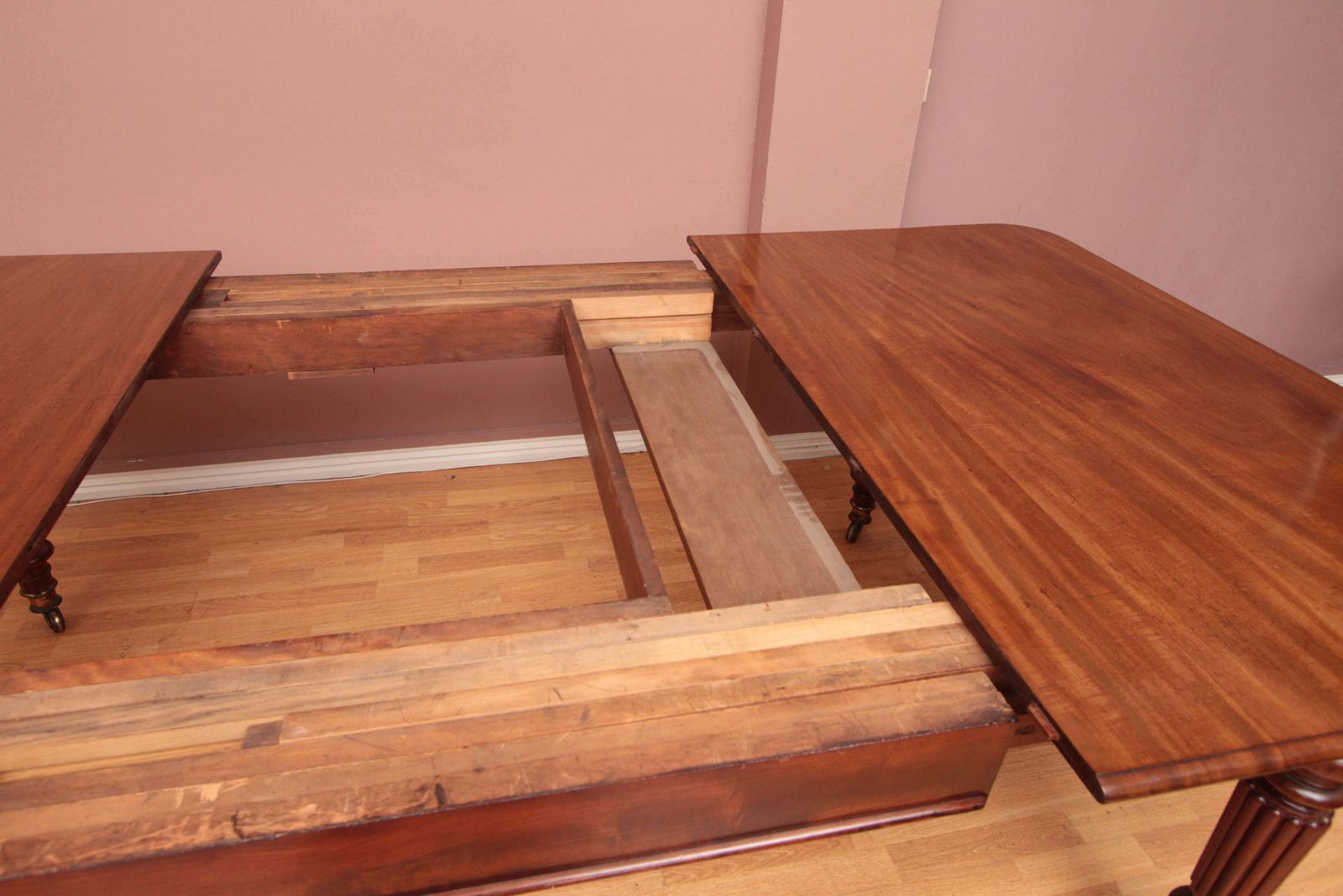 Furniture A Cuban Mahogany Extending Dining Table C1820 By Charles Stewart photo