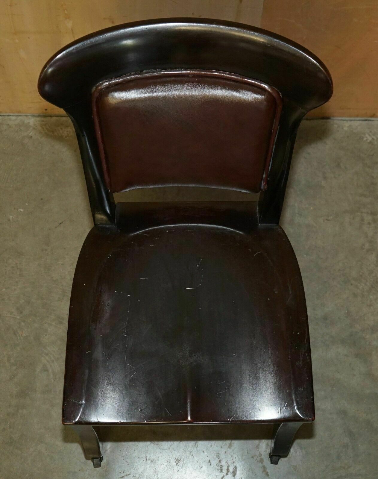 photo furniture Ten Antique Holland & Son's Dining Chairs From The British Museum Reading Room