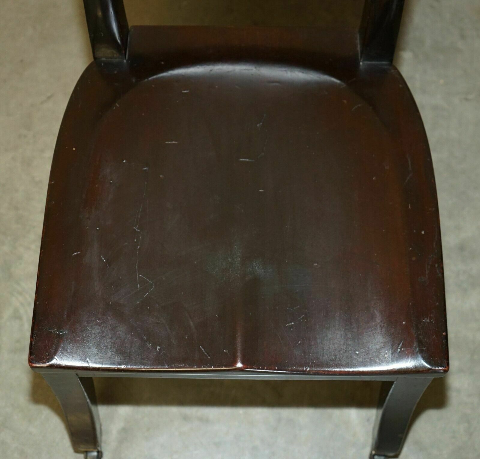 photo for sale Ten Antique Holland & Son's Dining Chairs From The British Museum Reading Room