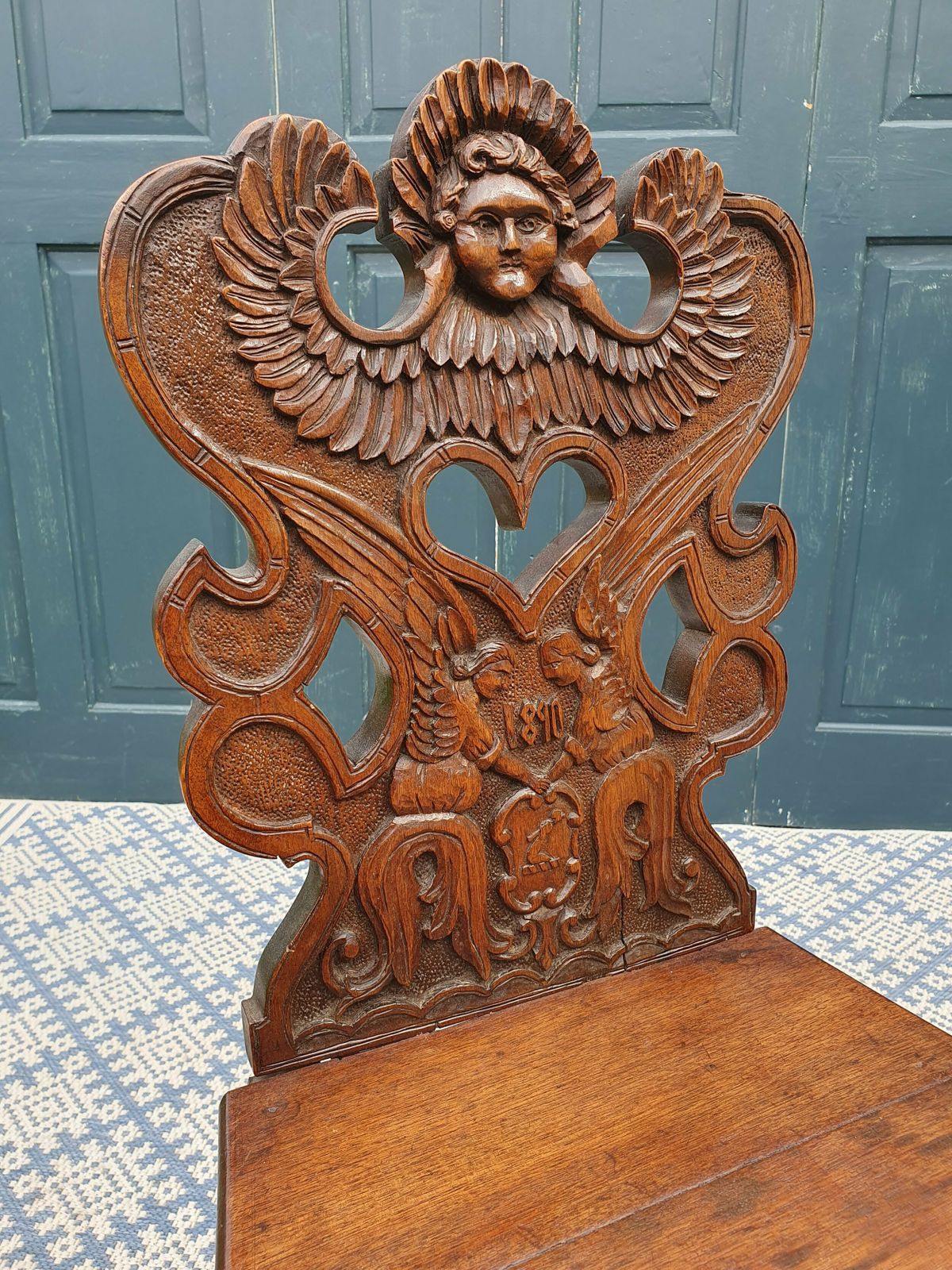 Arts And Crafts Hall Chair, 1800s photo Furniture